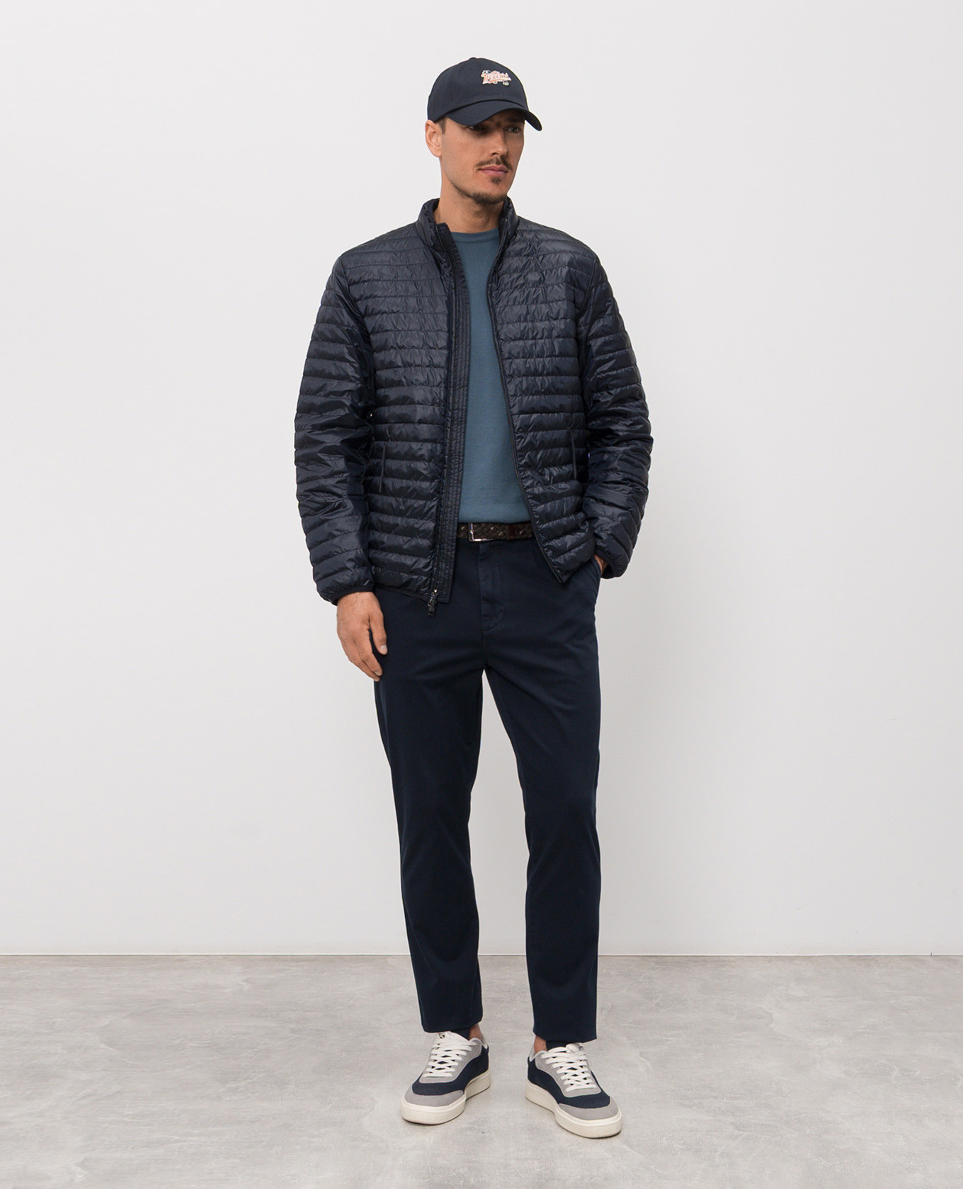 Blue jacket with logo print Woolrich
Blue jacket with logo print Woolrich