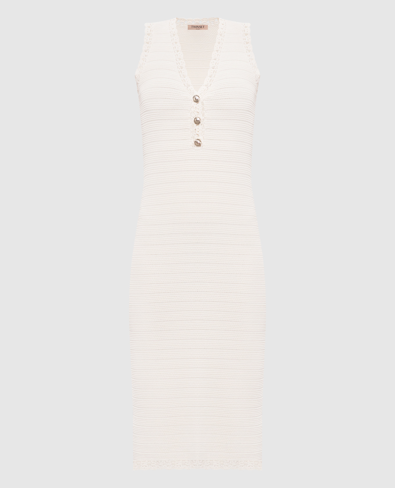 Beige midi dress with logo Twinset
Beige midi dress with logo Twinset