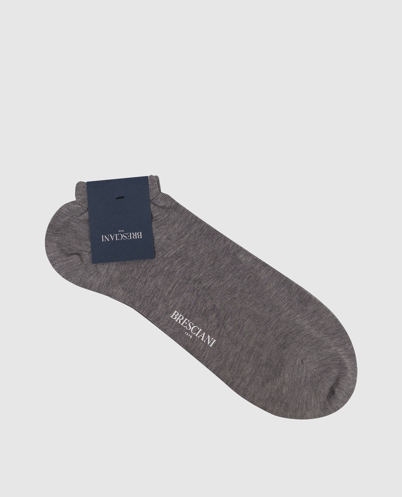 Grey short melange cotton socks Bresciani
Grey short melange cotton socks Bresciani