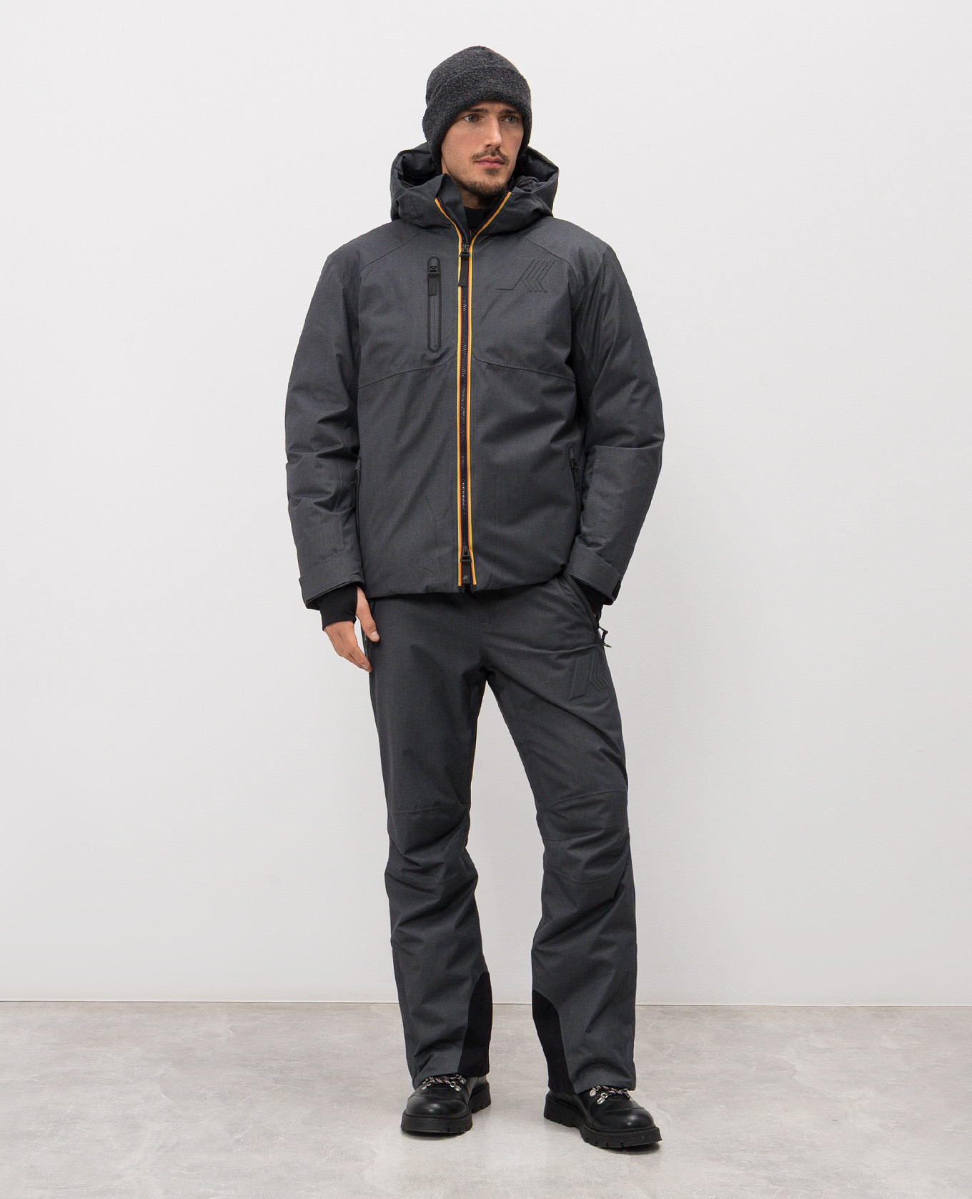 BEAUFORTAIN gray ski jacket K-Way, Grey
BEAUFORTAIN gray ski jacket K-Way, Grey