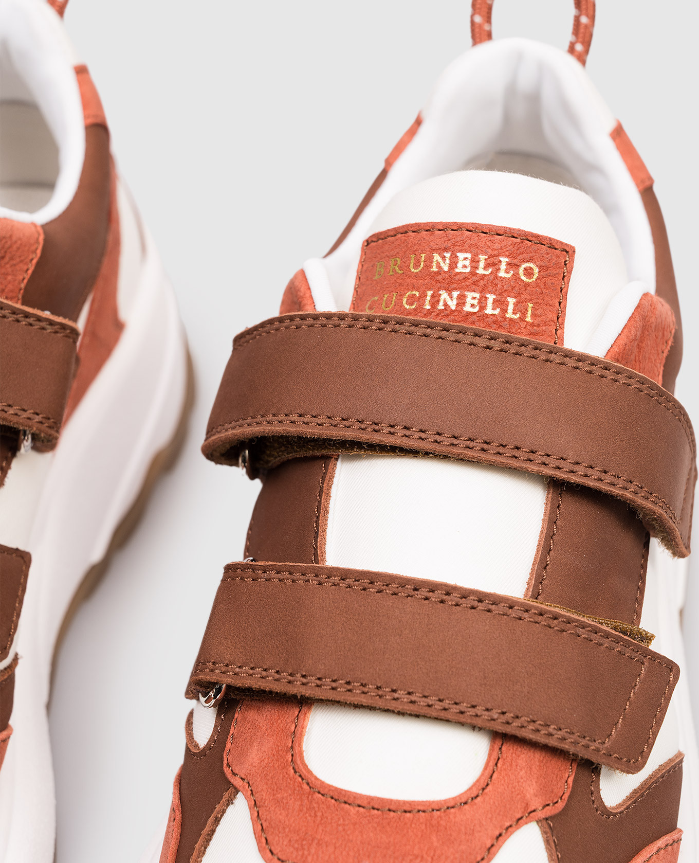 Children's combination sneakers Brunello Cucinelli, White
Children's combination sneakers Brunello Cucinelli, White