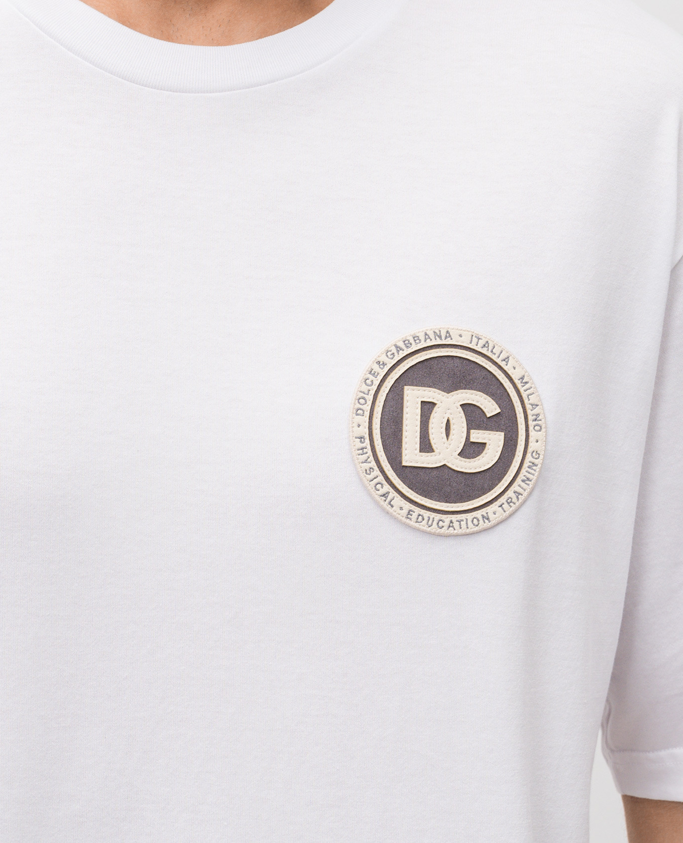 White T-shirt with logo Dolce&Gabbana
White T-shirt with logo Dolce&Gabbana