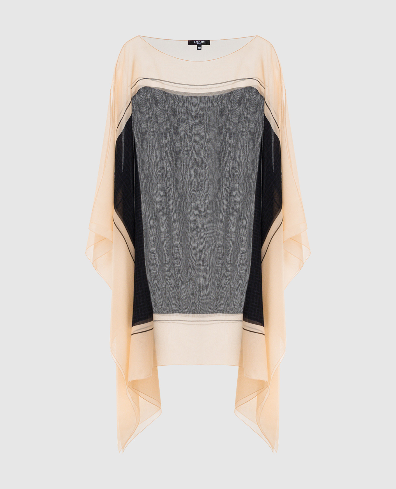 Printed silk beach dress Balmain, Beige
Printed silk beach dress Balmain, Beige