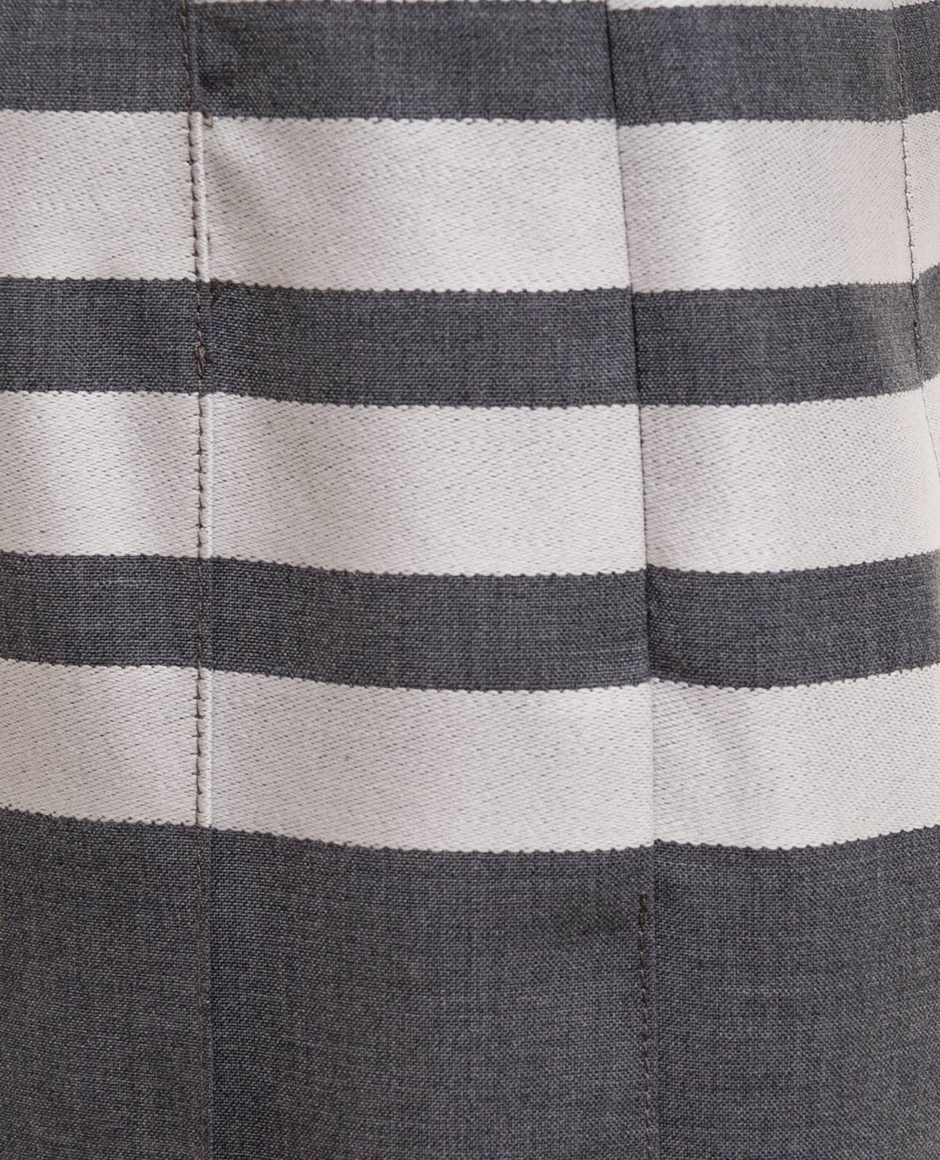 Gray pleated wool skirt with branded stripes Thom Browne, Grey
Gray pleated wool skirt with branded stripes Thom Browne, Grey