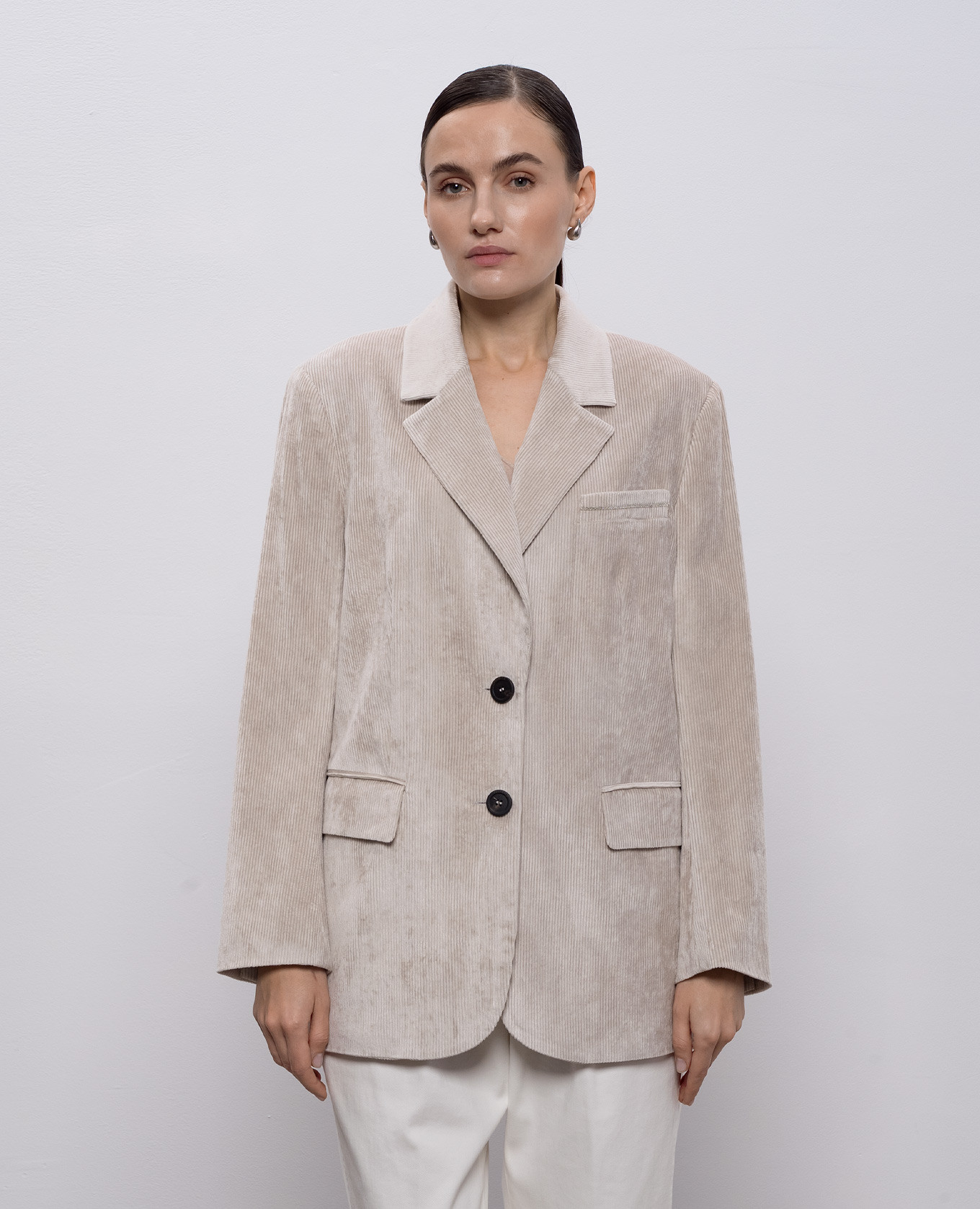 Beige corduroy jacket Peserico
Beige corduroy jacket Peserico