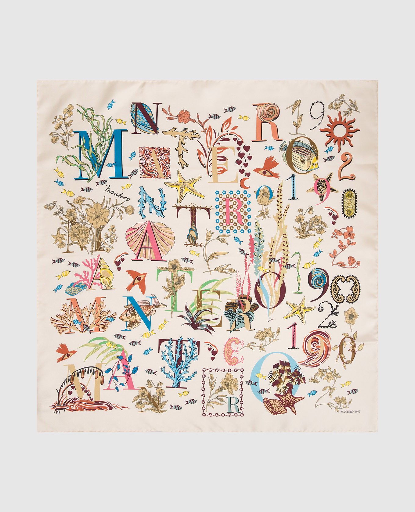 Florida Keys Ivory Silk Scarf MANTERO 1902, Beige
Florida Keys Ivory Silk Scarf MANTERO 1902, Beige