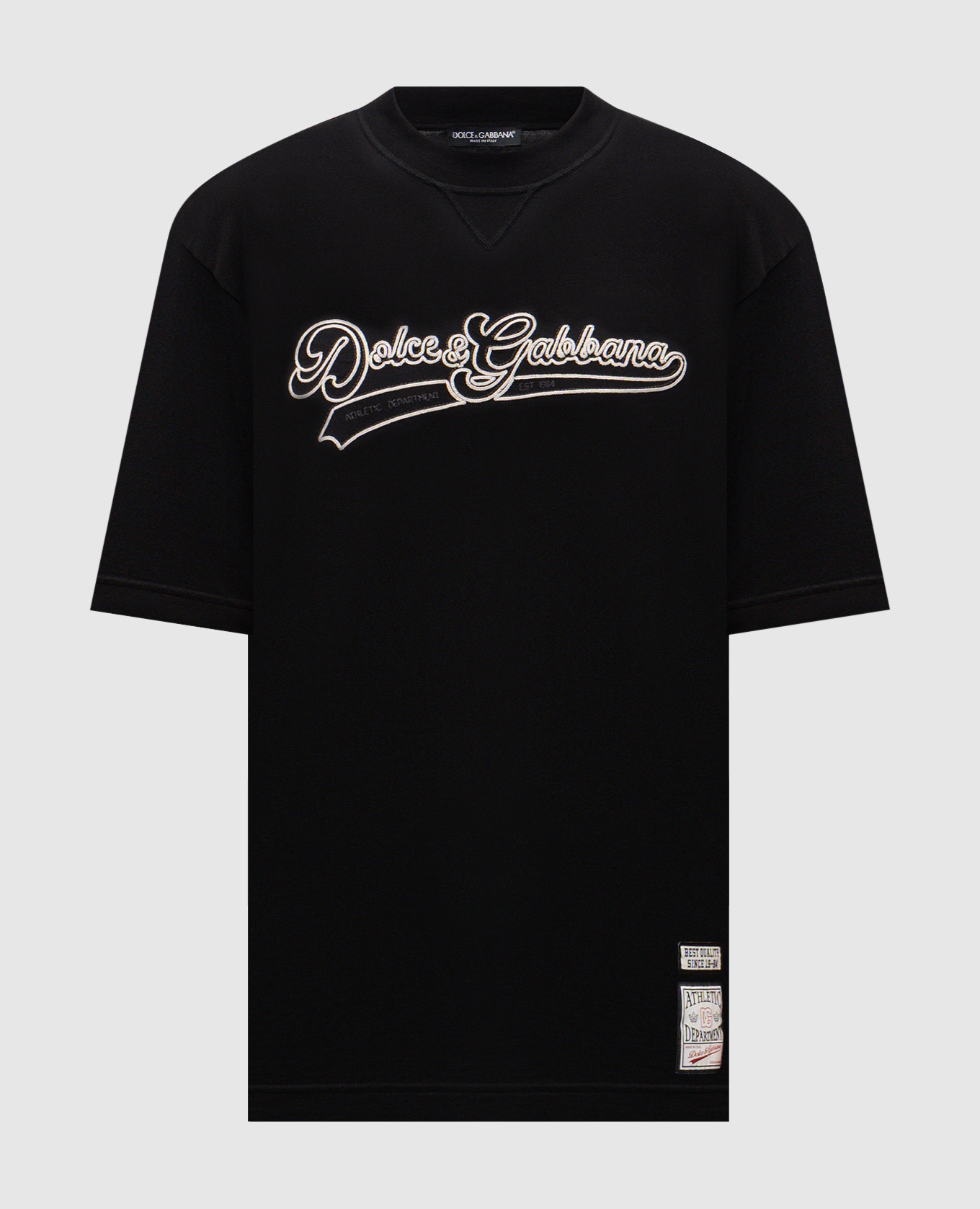 Black T-shirt with embroidered logo Dolce&Gabbana
Black T-shirt with embroidered logo Dolce&Gabbana