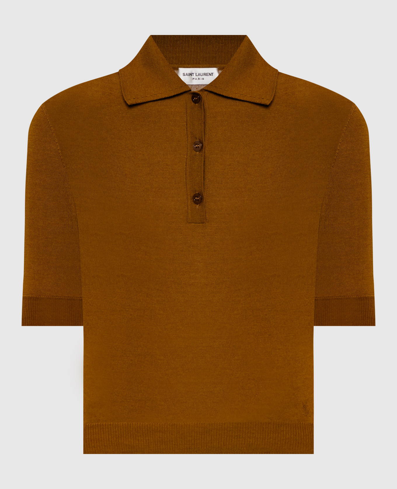 Brown wool, cashmere and silk polo shirt Saint Laurent
Brown wool, cashmere and silk polo shirt Saint Laurent