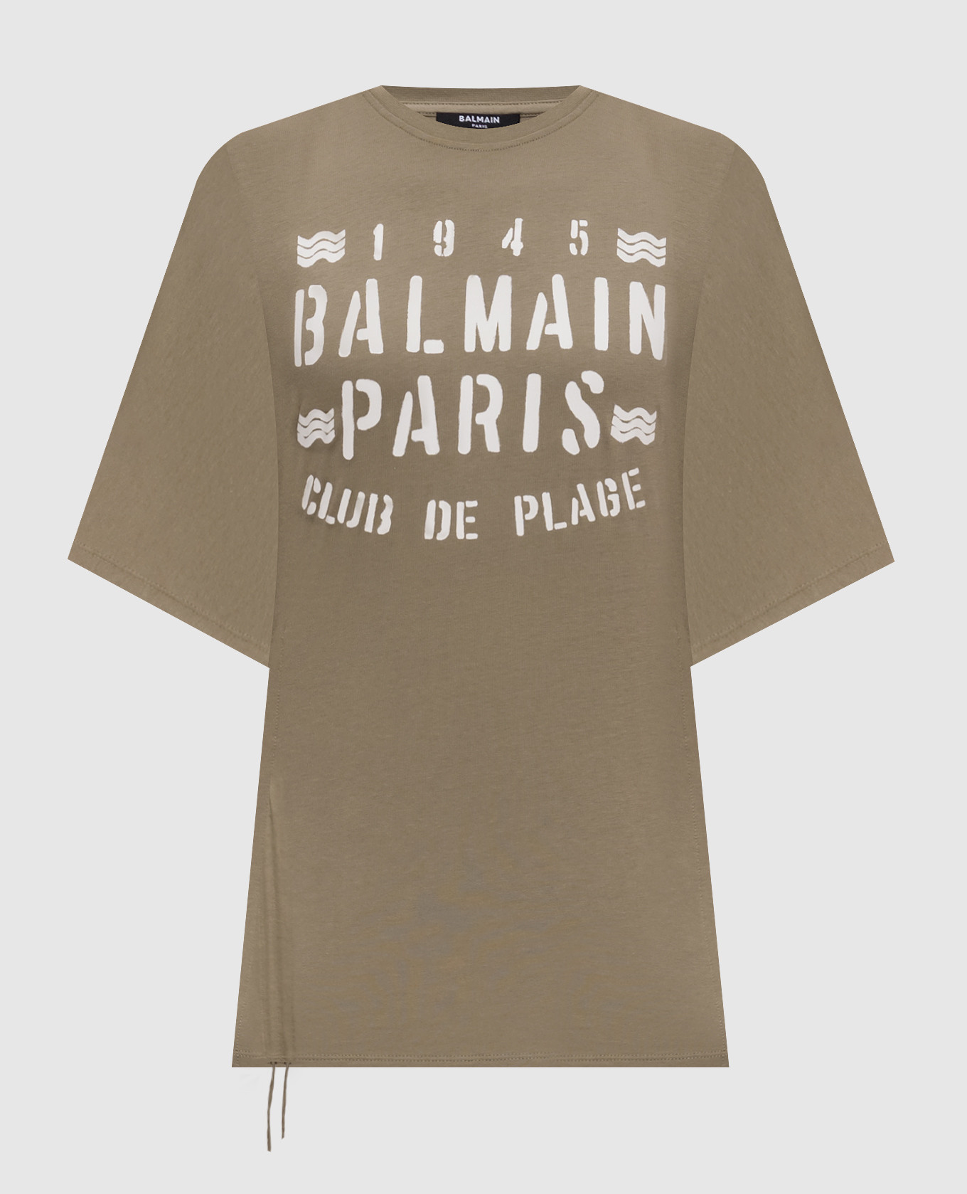 Khaki T-shirt with print Balmain
Khaki T-shirt with print Balmain