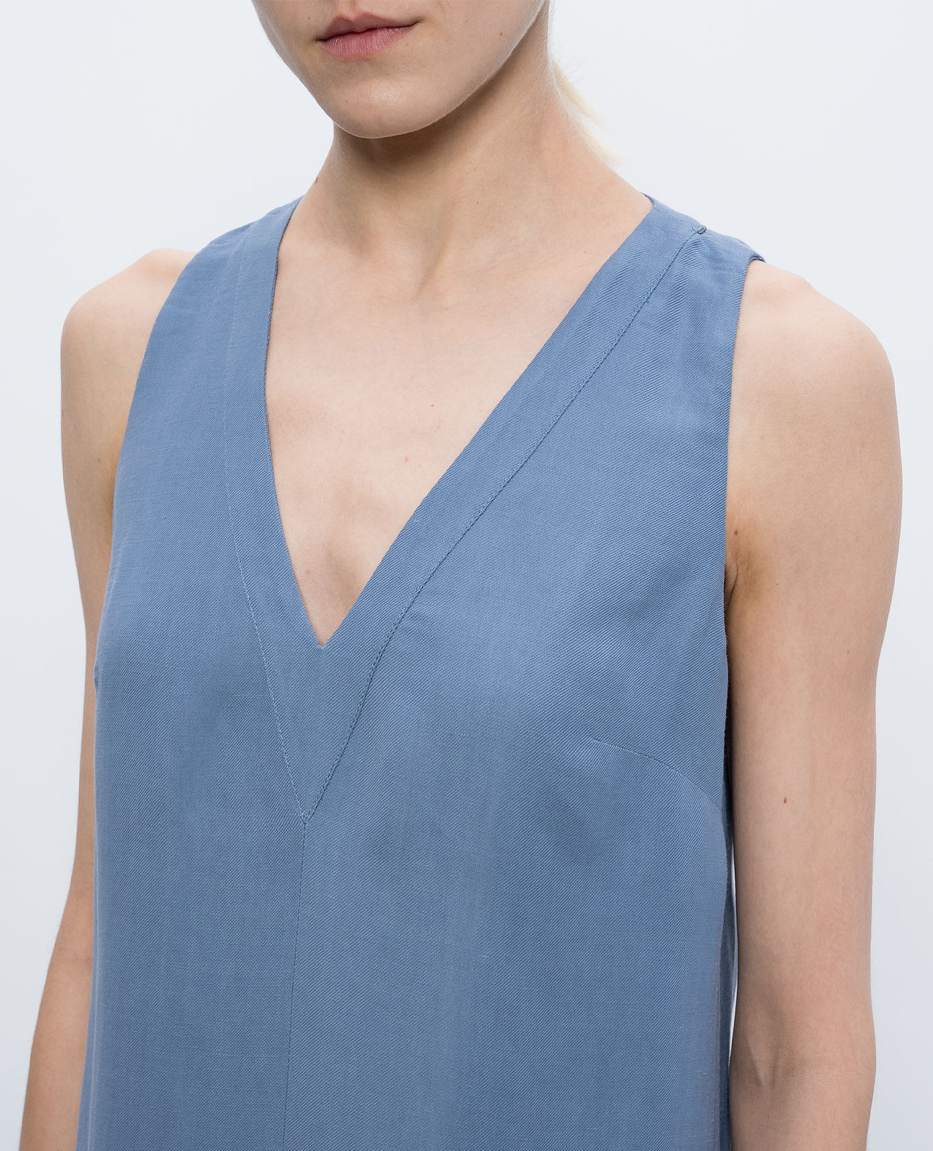 Blue dress with linen Brunello Cucinelli, Light blue
Blue dress with linen Brunello Cucinelli, Light blue