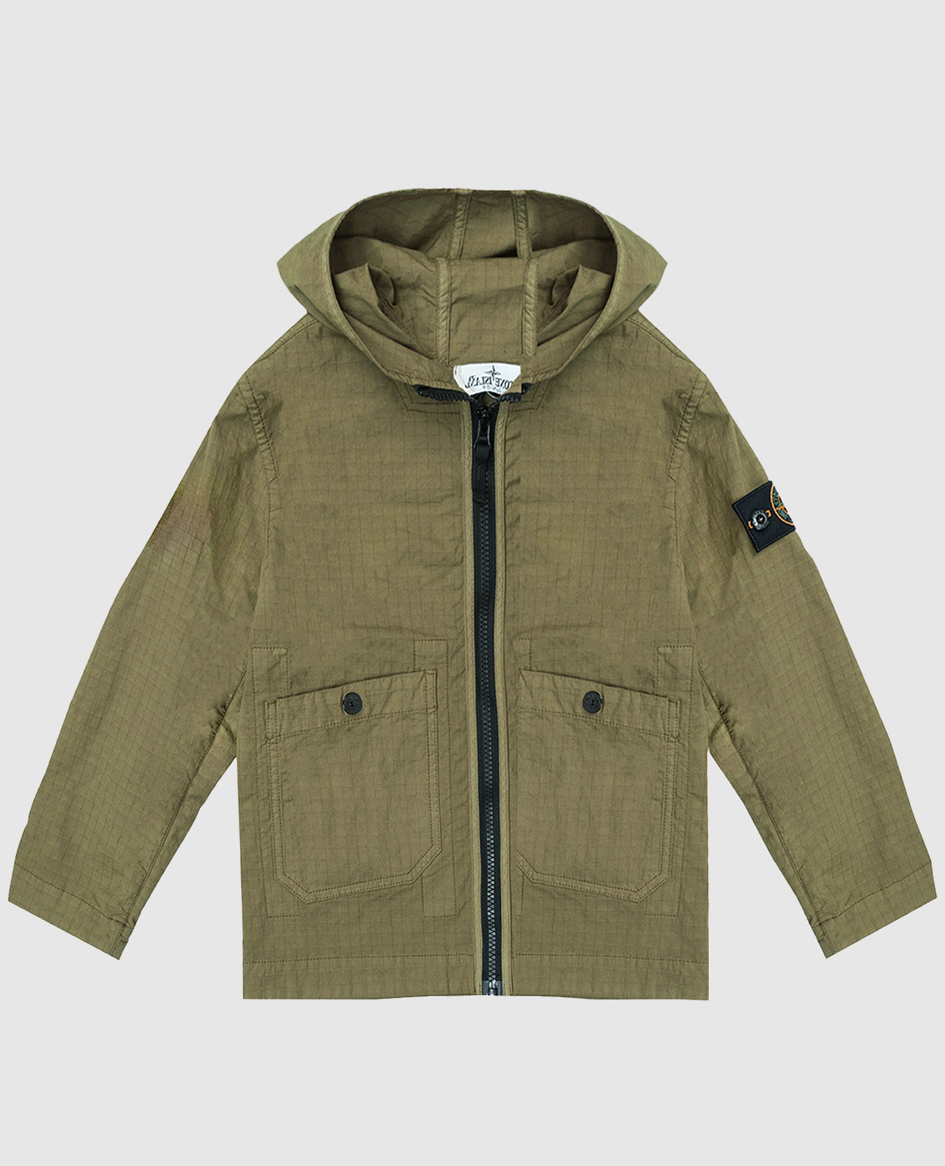 Children's green jacket with logo patch Stone Island
Children's green jacket with logo patch Stone Island