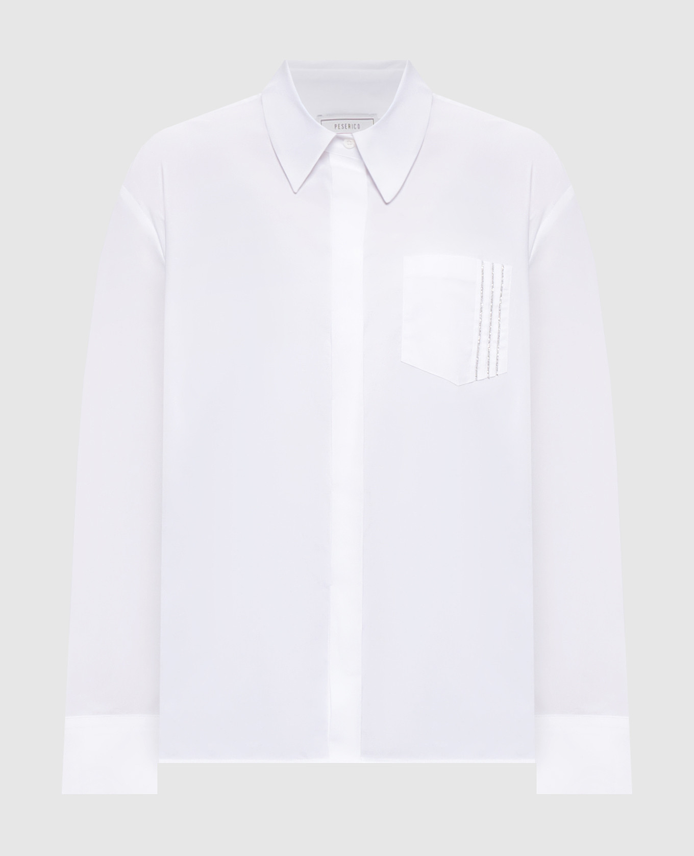 White shirt with a monil chain Peserico
White shirt with a monil chain Peserico