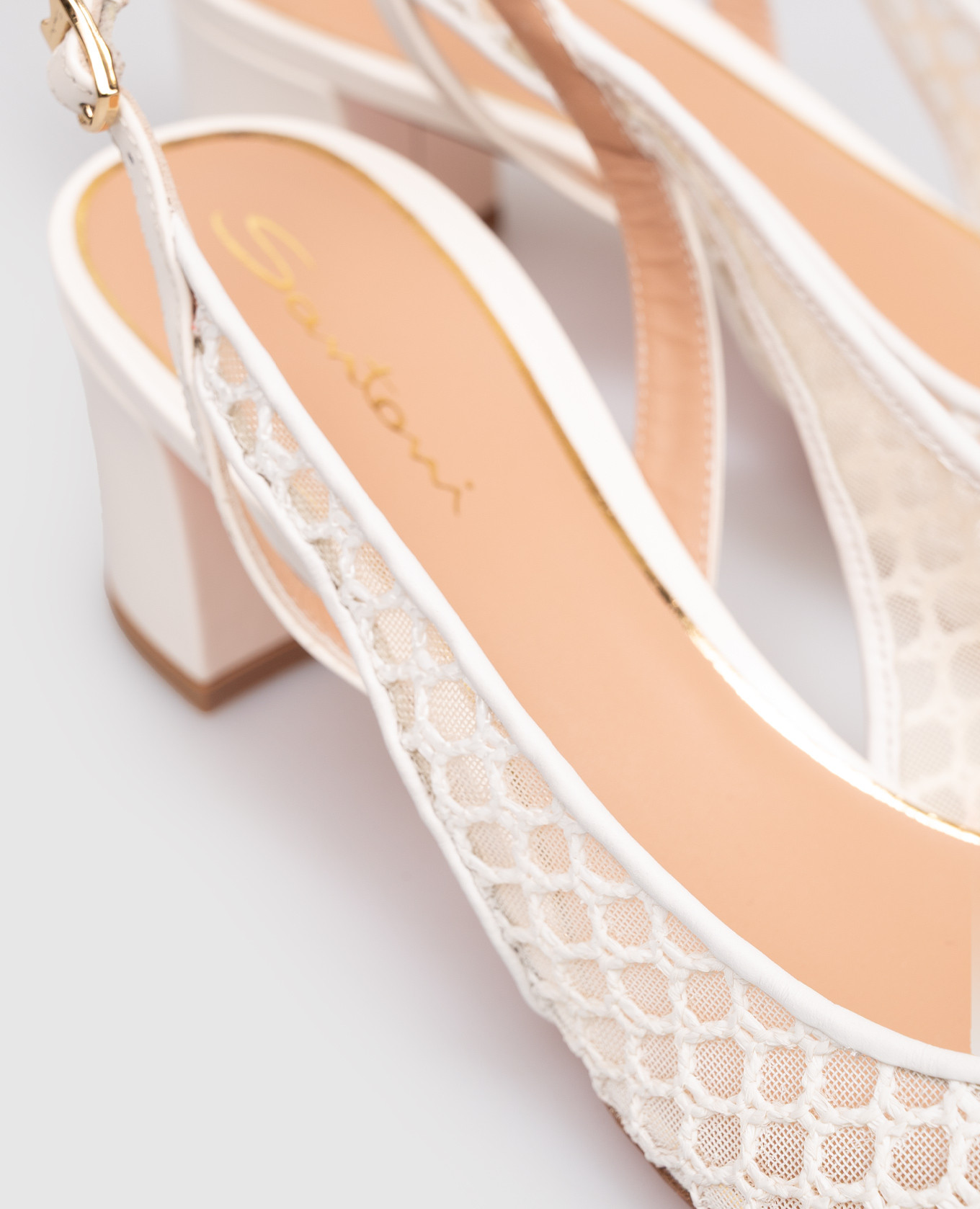 White slingbacks Santoni
White slingbacks Santoni