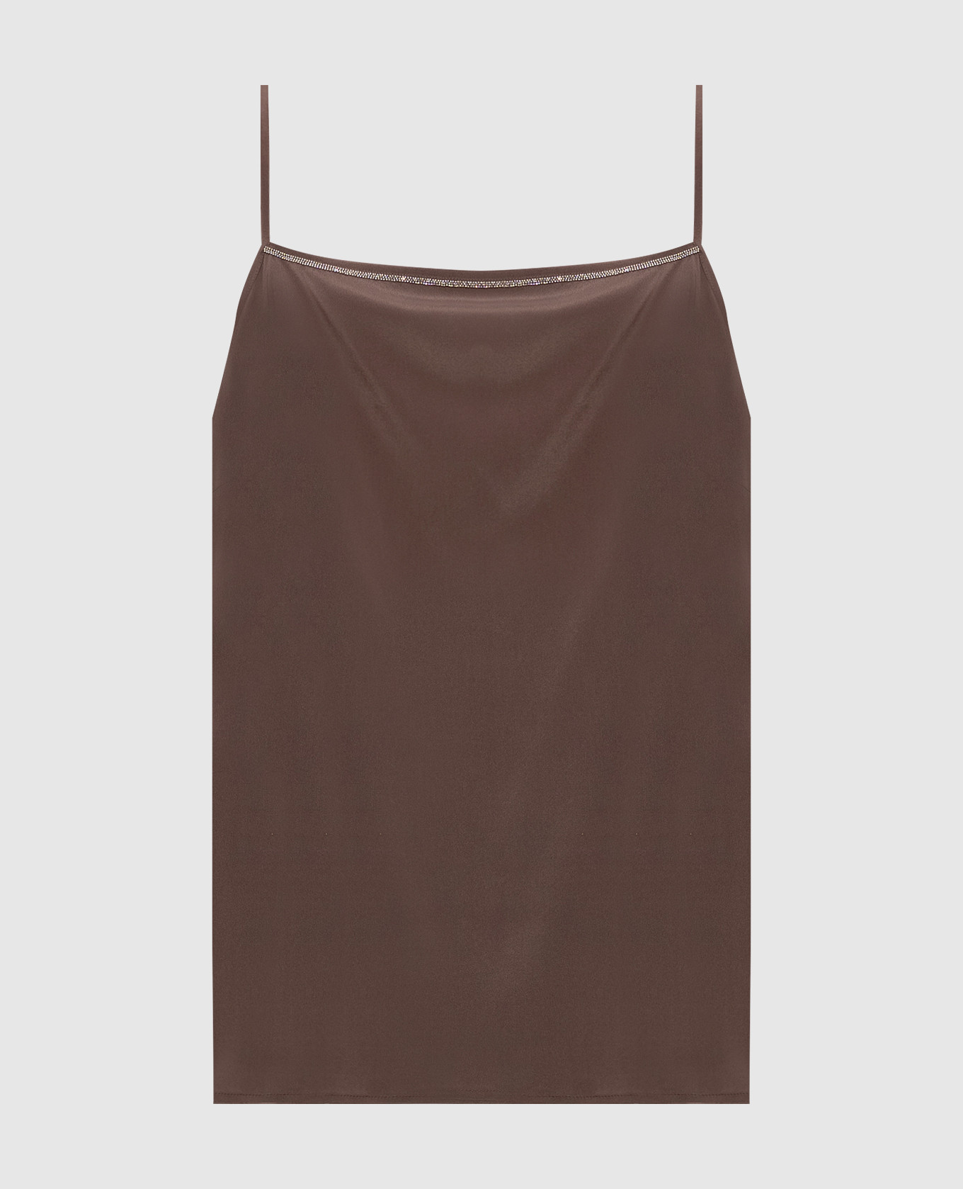 Brown silk T-shirt Peserico
Brown silk T-shirt Peserico