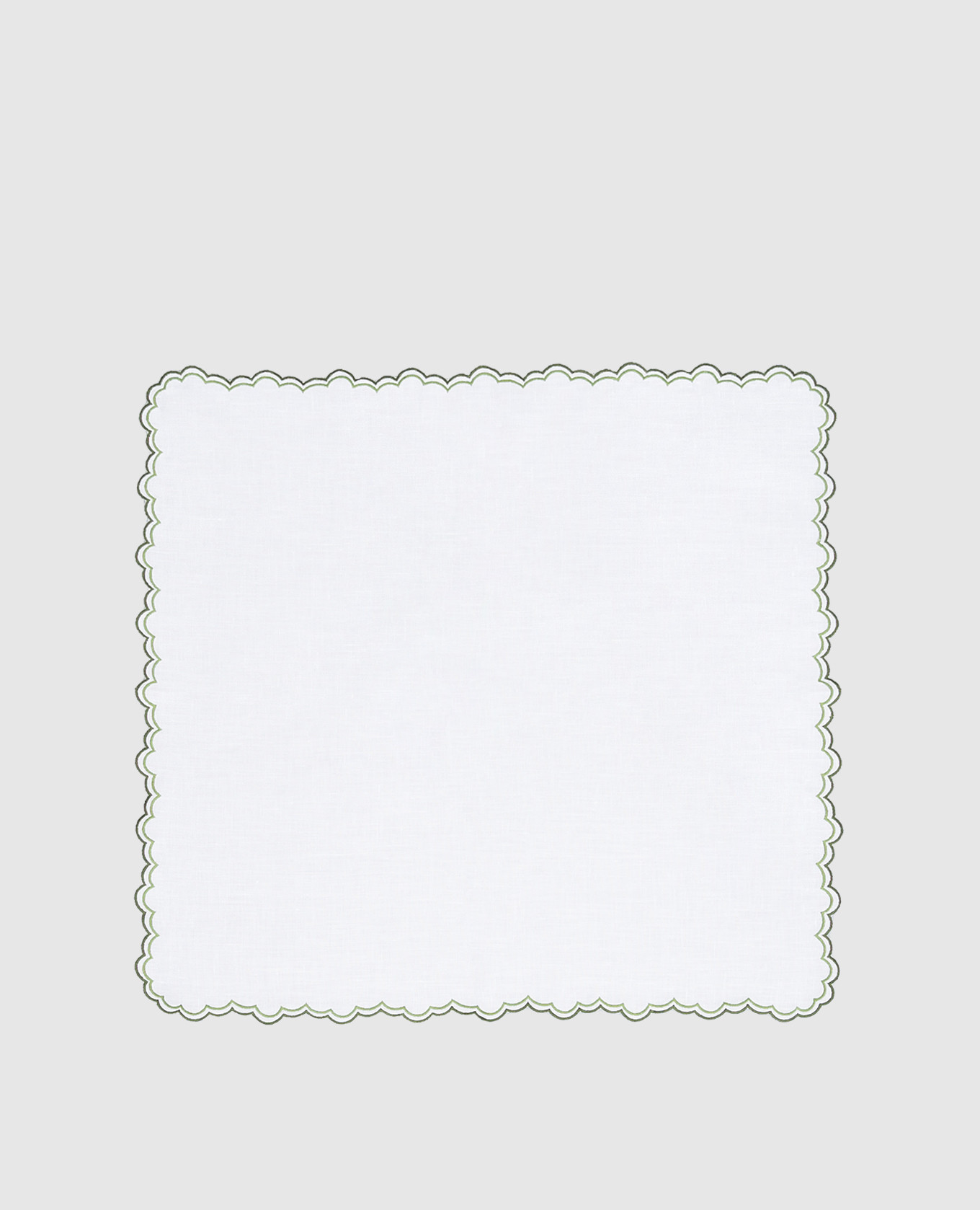 White linen napkin Escamas Los Encajeros
White linen napkin Escamas Los Encajeros