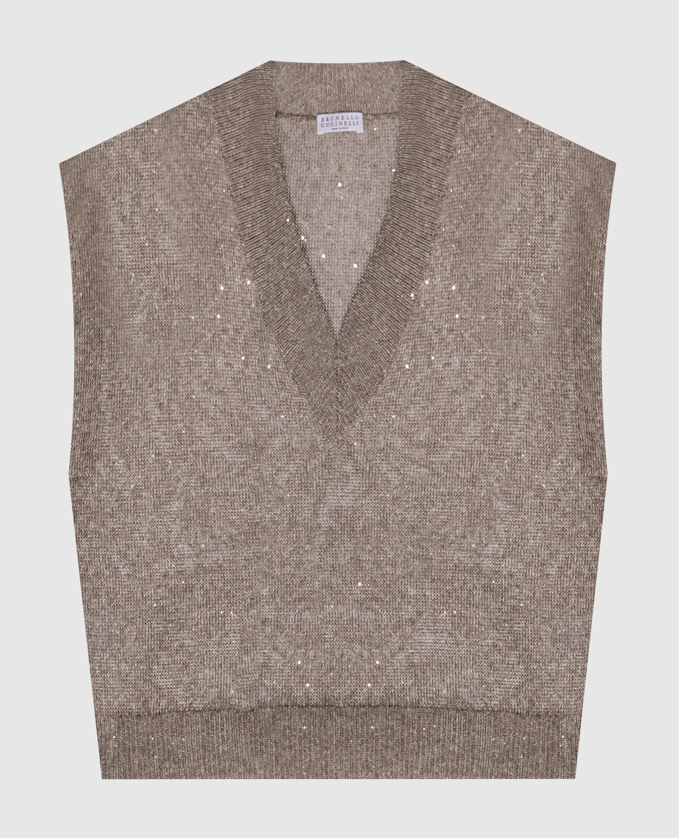 Brown linen vest with sequins Brunello Cucinelli
Brown linen vest with sequins Brunello Cucinelli
