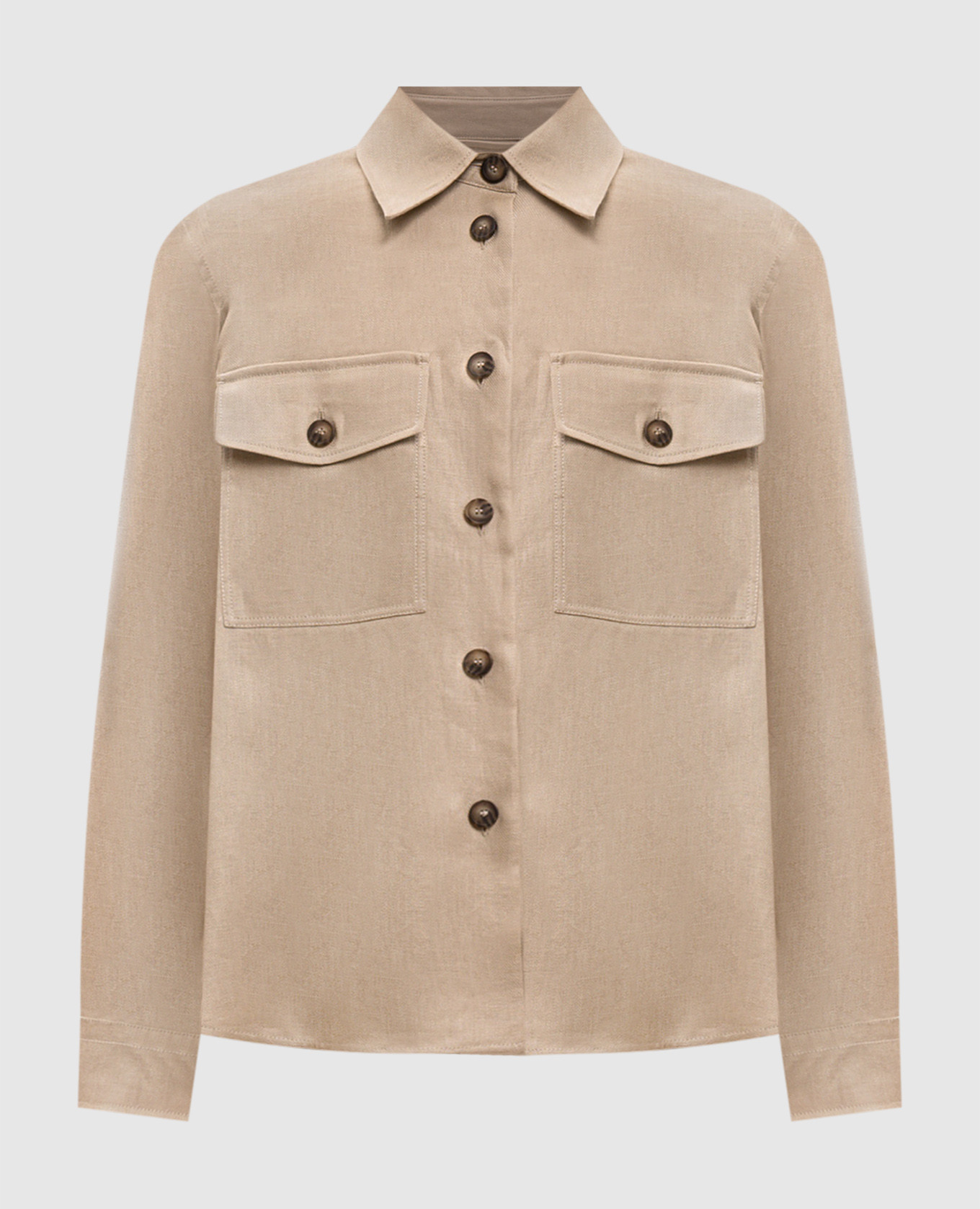 Beige WKIPOMPOSA linen shirt Max Mara Weekend
Beige WKIPOMPOSA linen shirt Max Mara Weekend