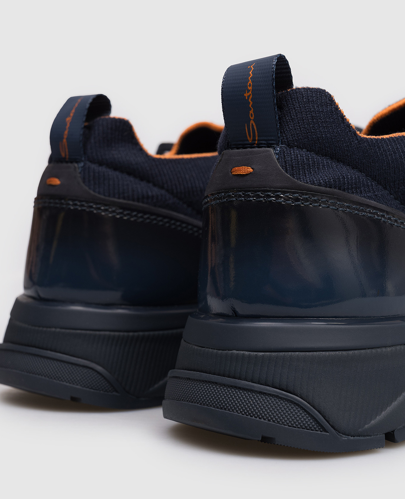 Blue sneakers with logo print Santoni
Blue sneakers with logo print Santoni