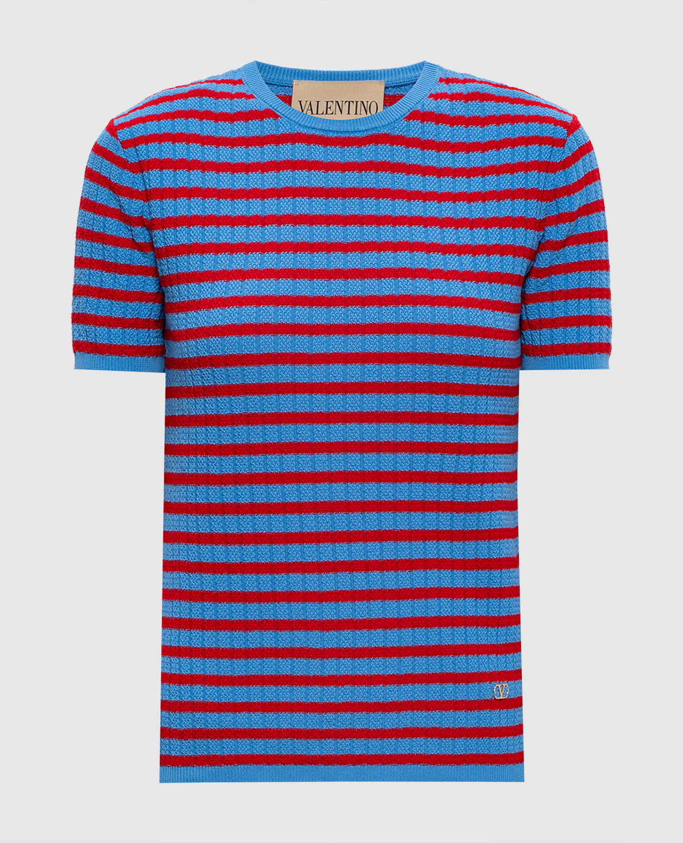 Blue striped top Valentino, Light blue
Blue striped top Valentino, Light blue