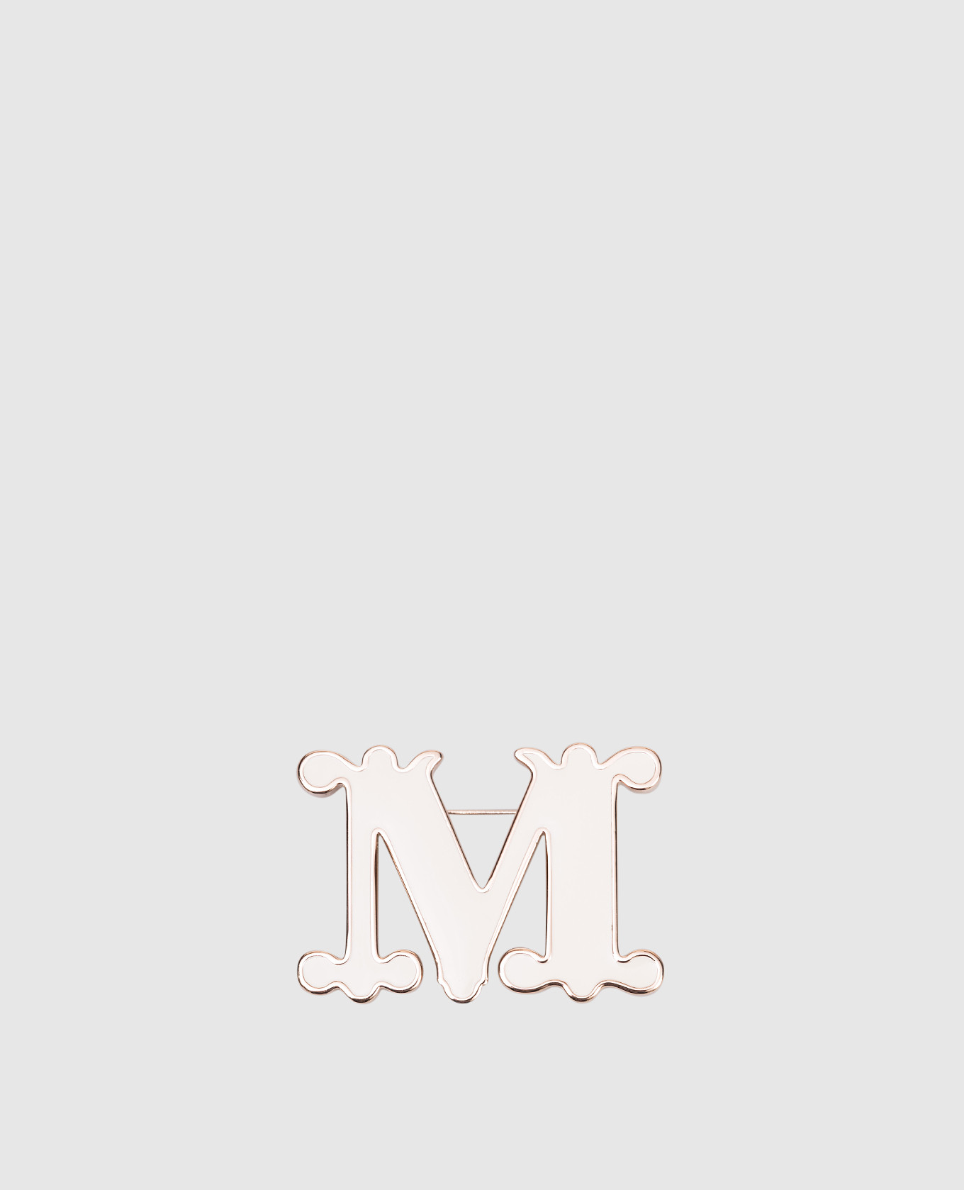 White monogram brooch Max Mara
White monogram brooch Max Mara