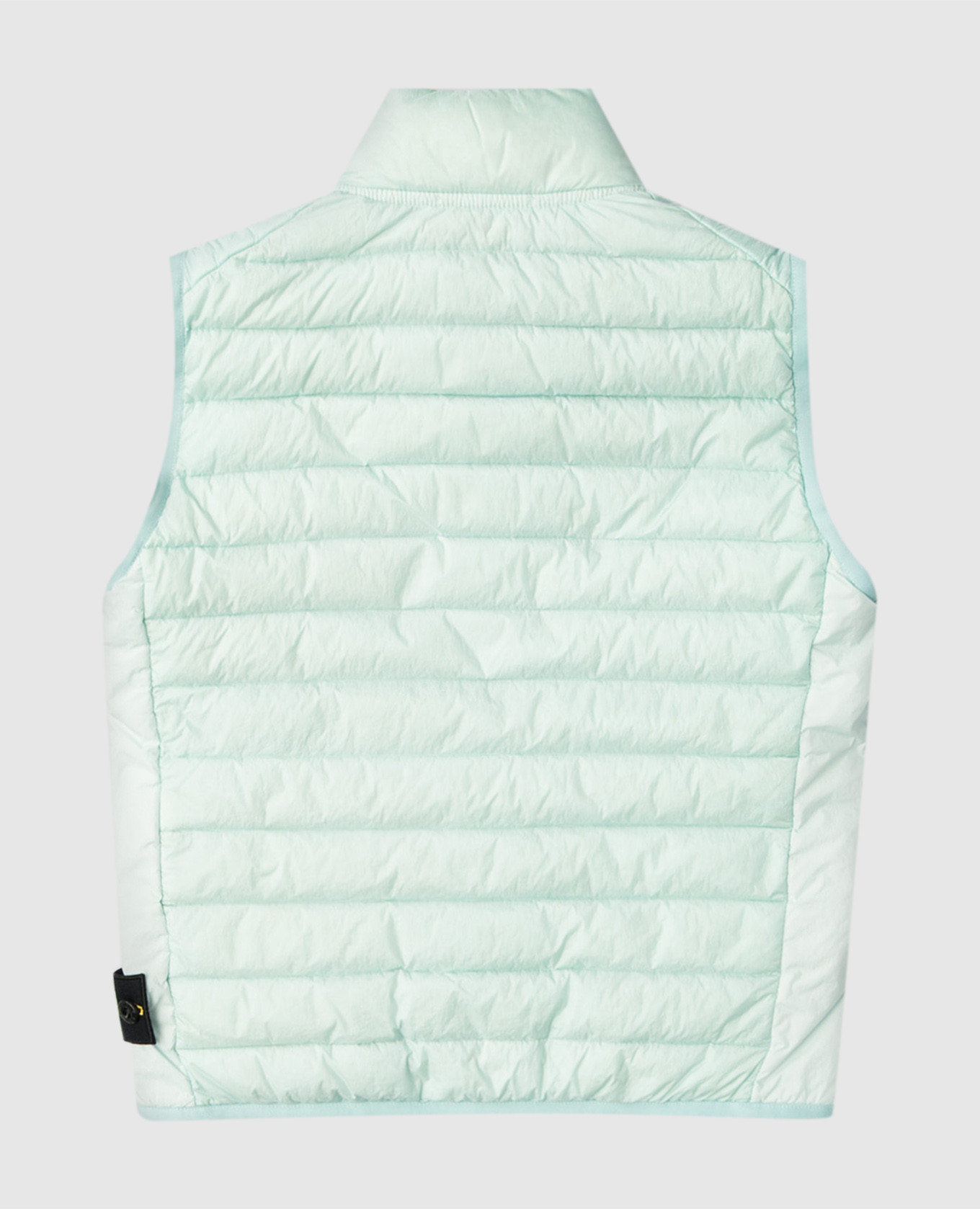 Children's blue down vest with logo Stone Island, Light blue
Children's blue down vest with logo Stone Island, Light blue