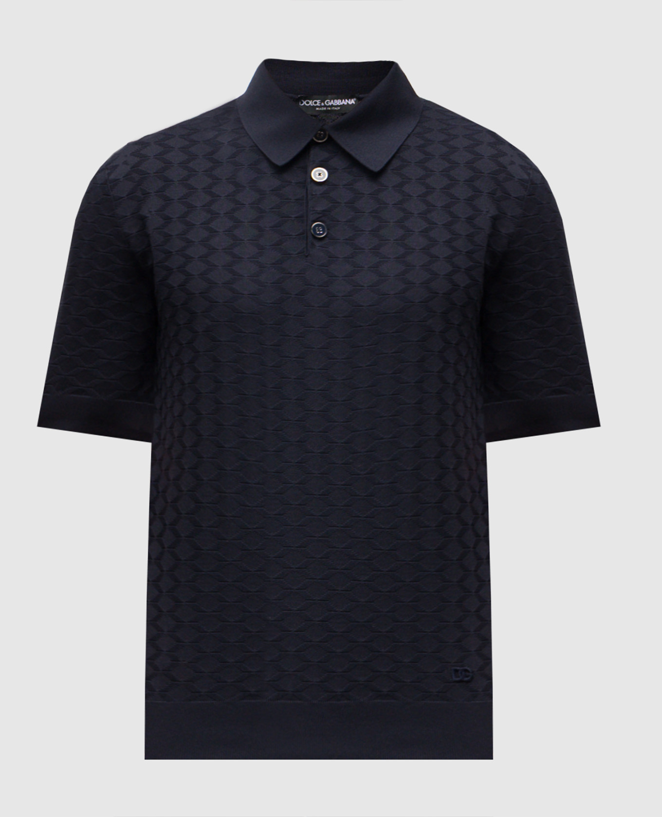 Blue patterned silk polo shirt Dolce&Gabbana
Blue patterned silk polo shirt Dolce&Gabbana