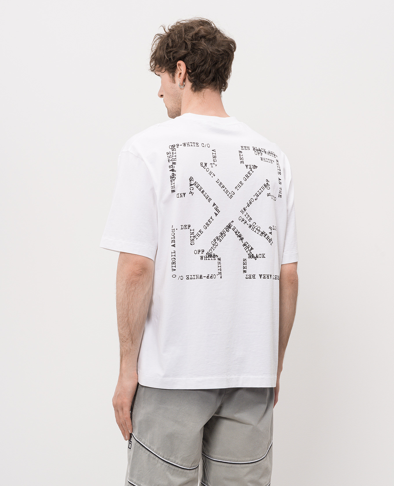 White T-shirt Type Arrow Off-White
White T-shirt Type Arrow Off-White