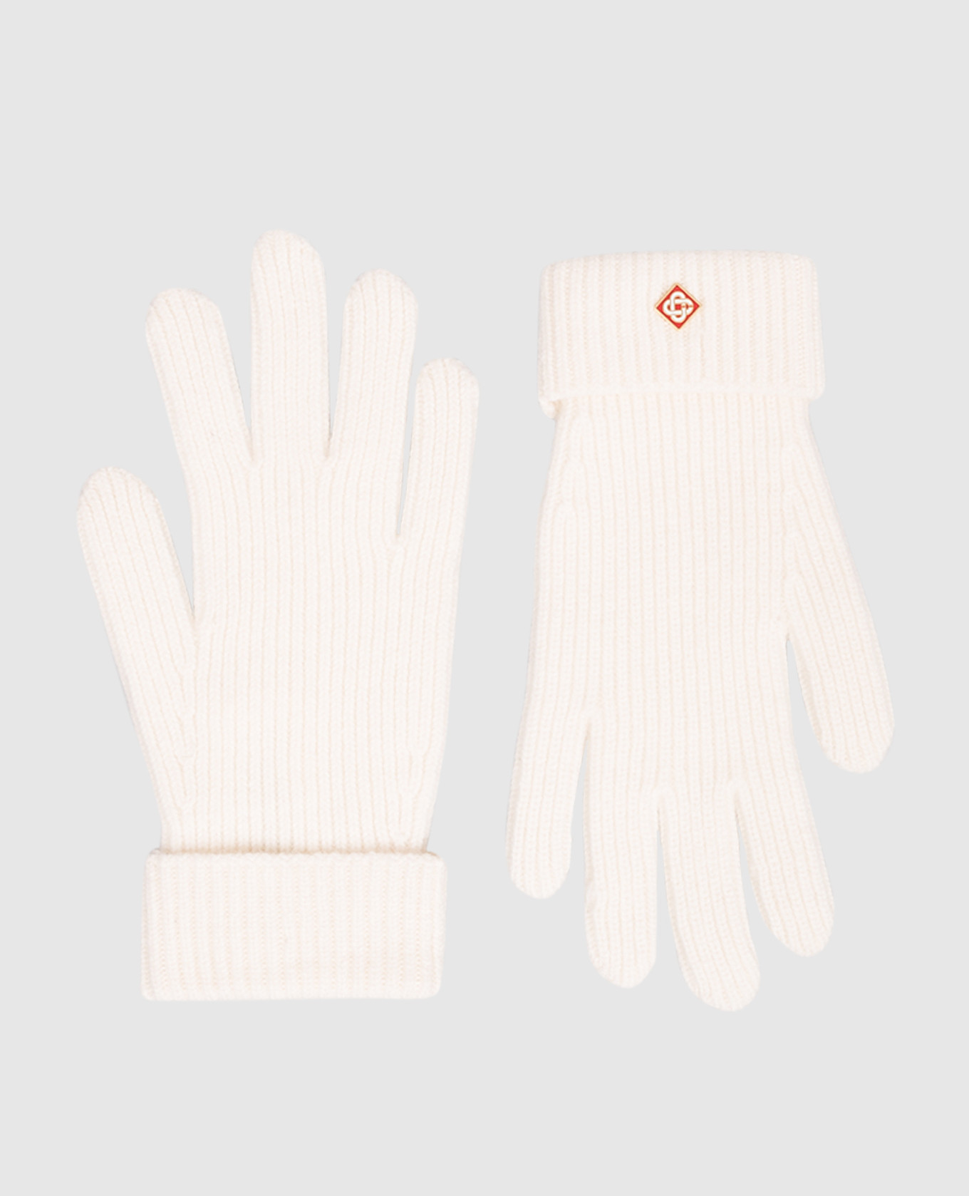 White wool gloves with emblem Casablanca
White wool gloves with emblem Casablanca