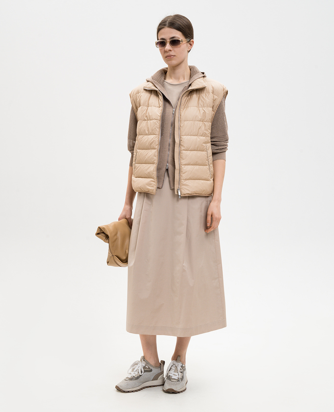 Beige down vest Peserico
Beige down vest Peserico