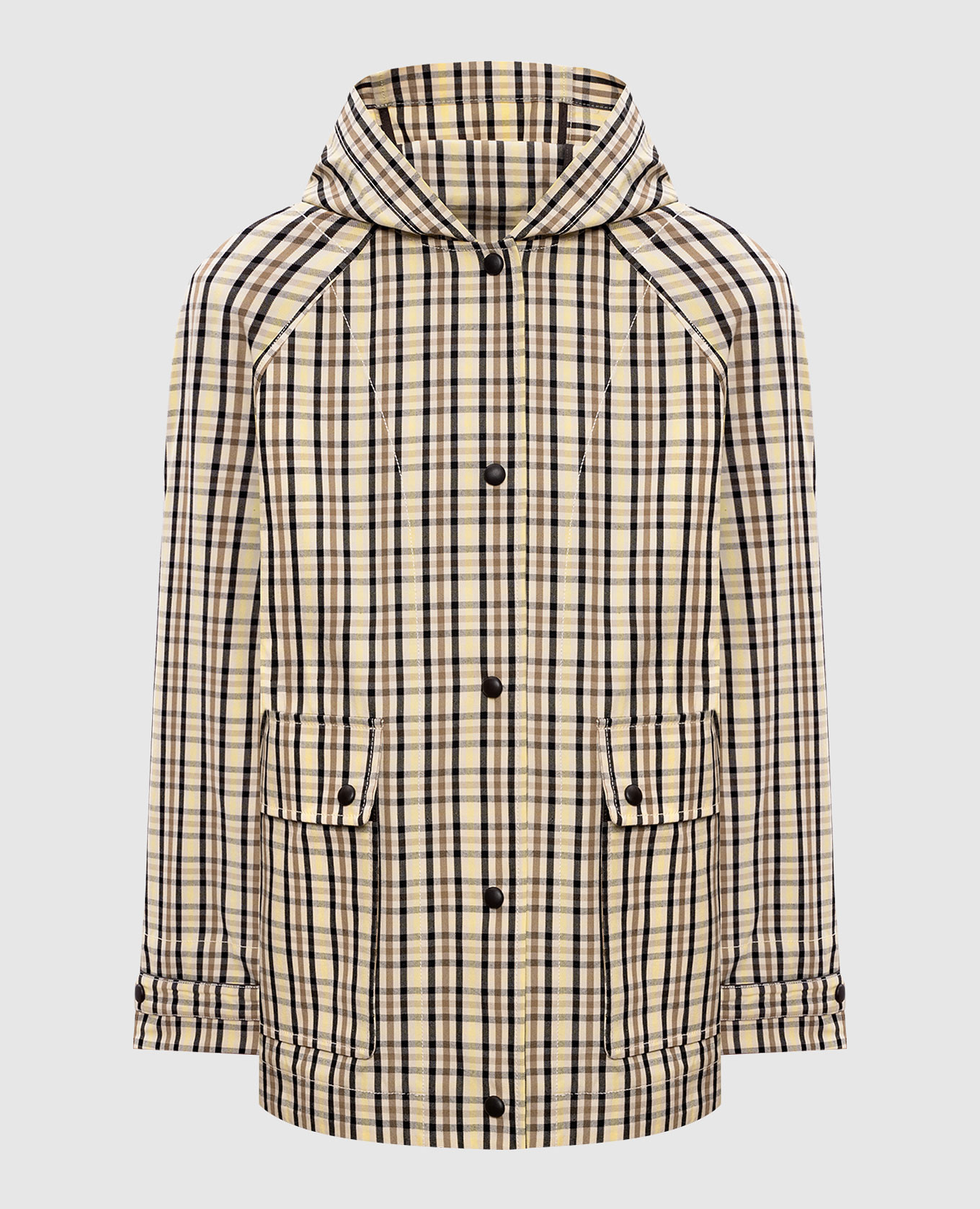 Beige checked jacket Yves Salomon Army
Beige checked jacket Yves Salomon Army