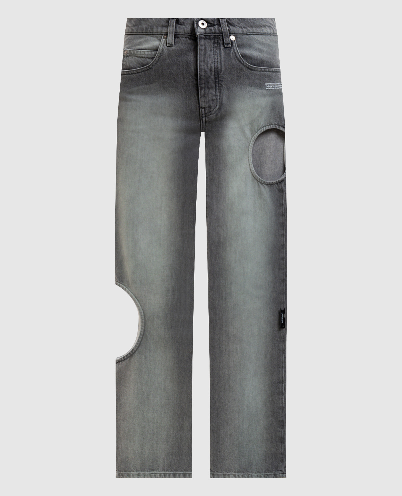 Gray jeans with figure-hugging necklines Off-White, Grey
Gray jeans with figure-hugging necklines Off-White, Grey