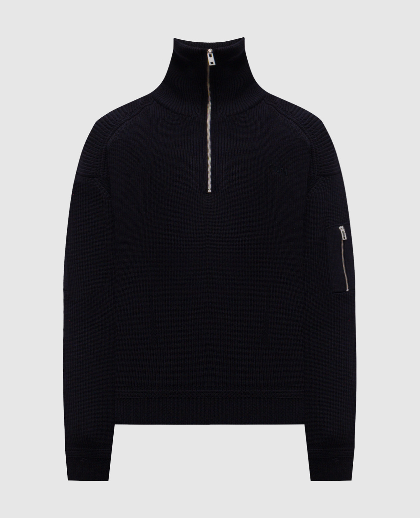 Blue wool sweater with logo Juun.j
Blue wool sweater with logo Juun.j