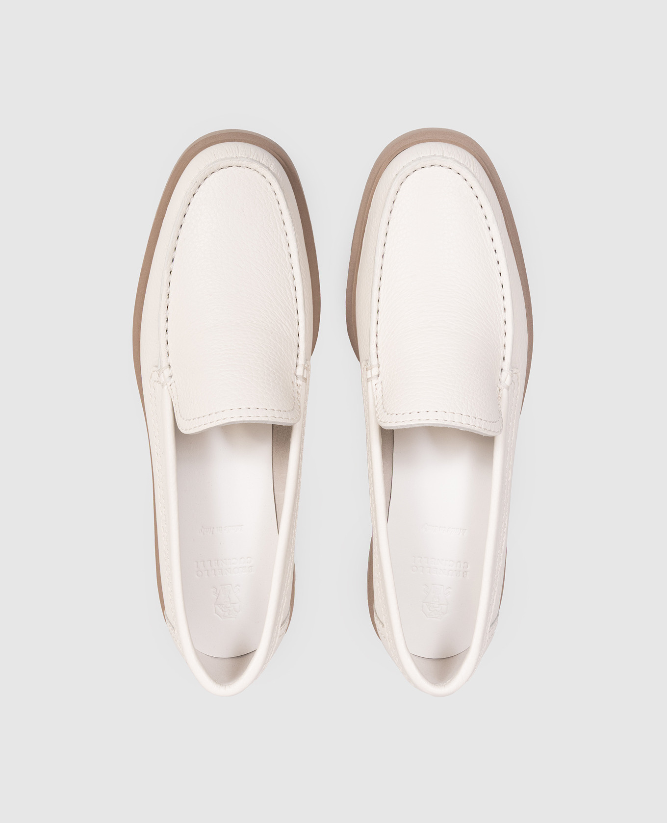White leather loafers Brunello Cucinelli
White leather loafers Brunello Cucinelli