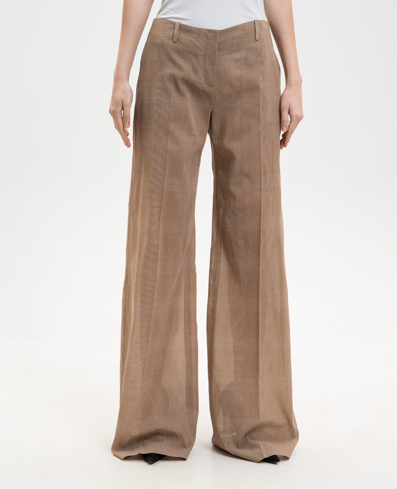 Brown checked pants Ermanno Scervino
Brown checked pants Ermanno Scervino