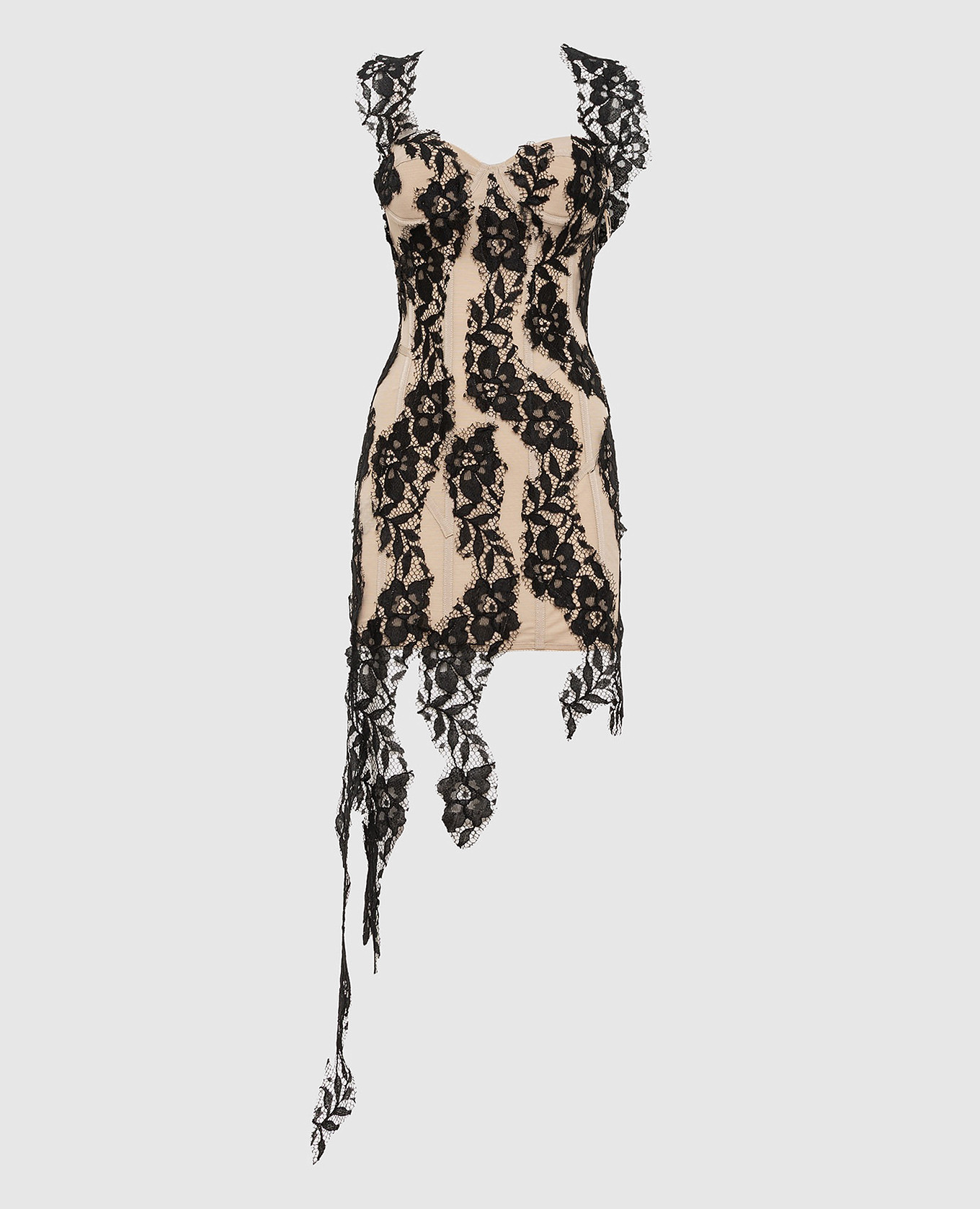 Beige bustier dress with lace Giuseppe Di Morabito Milano
Beige bustier dress with lace Giuseppe Di Morabito Milano