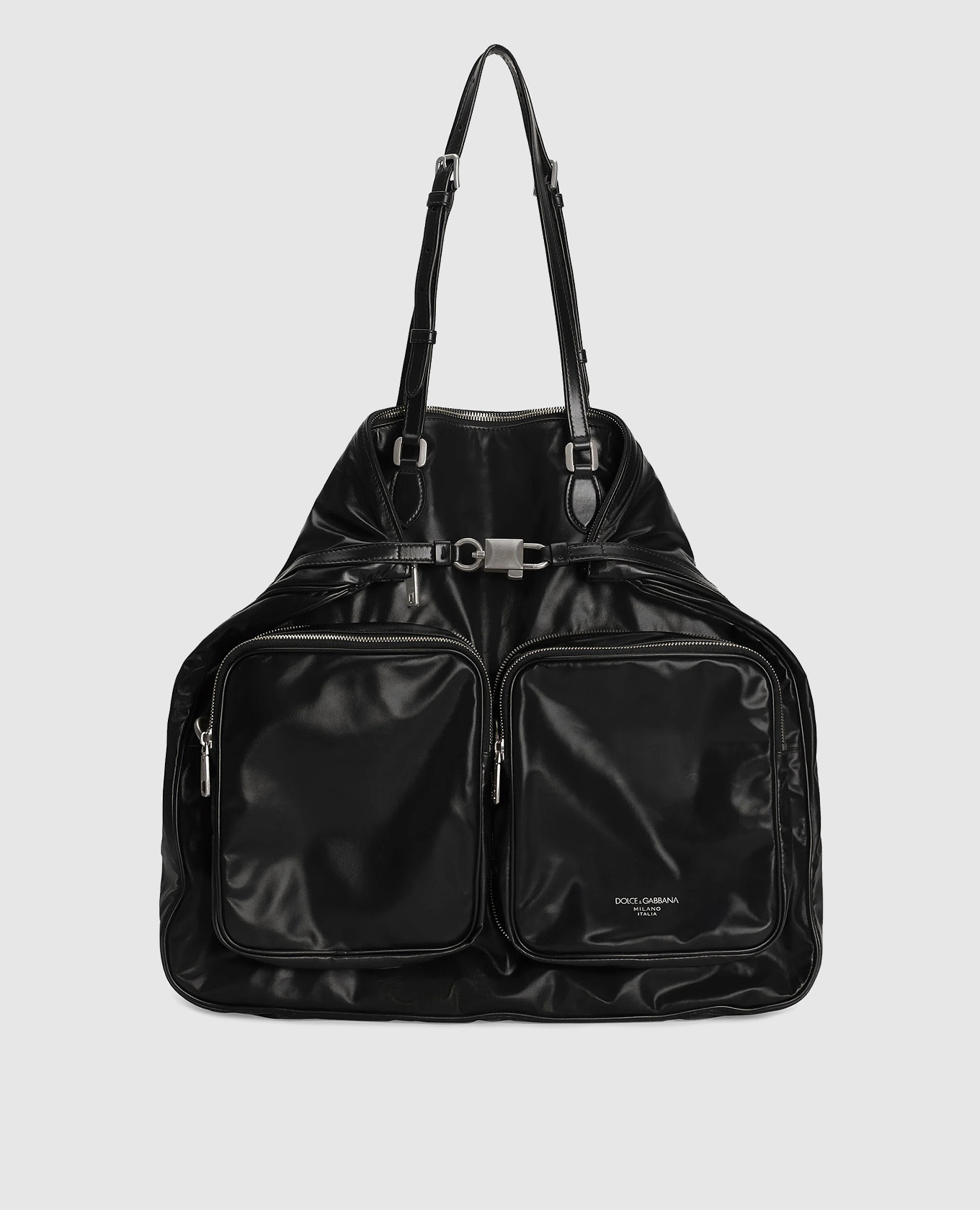 Black leather tote bag with logo Dolce&Gabbana
Black leather tote bag with logo Dolce&Gabbana