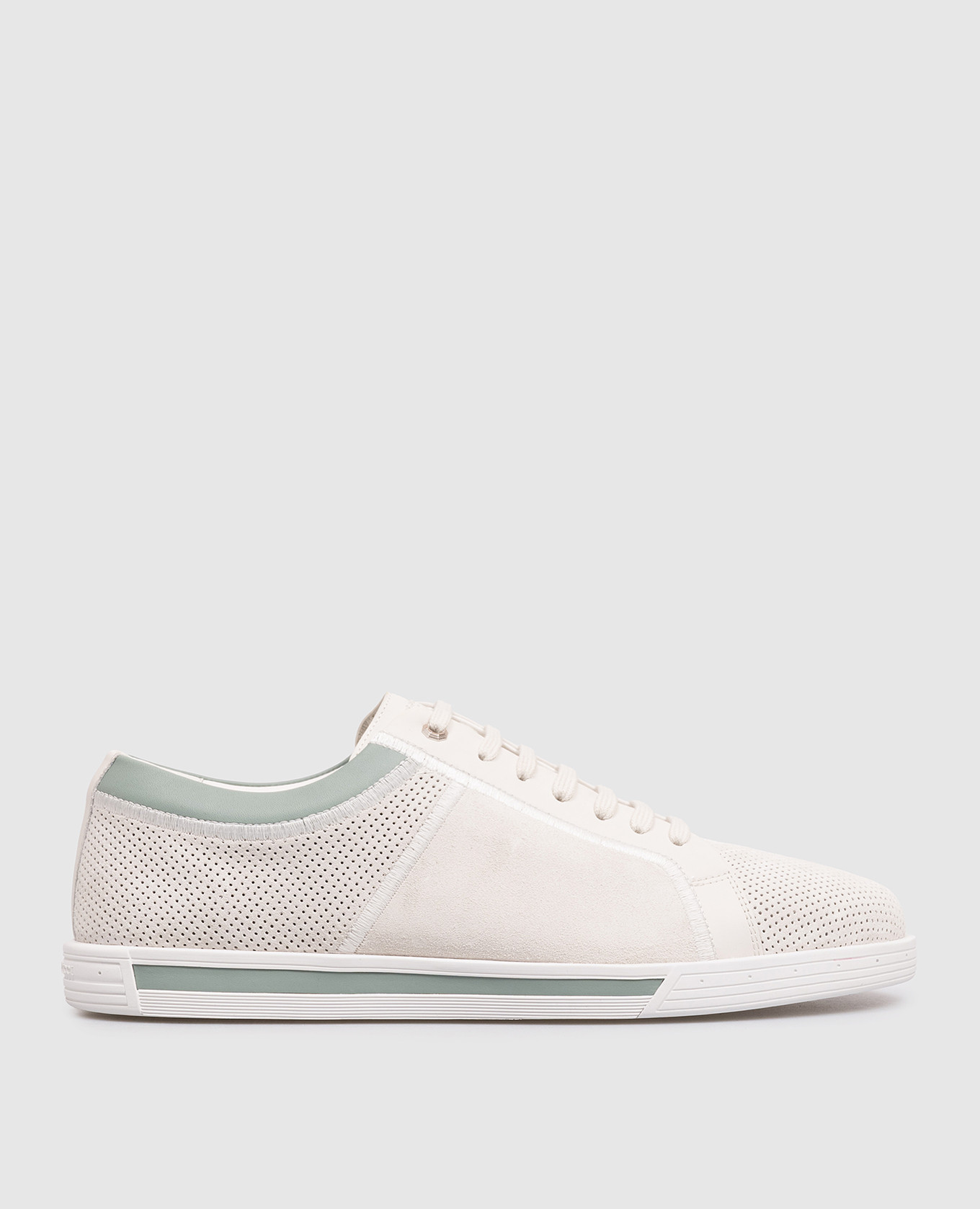 Grey suede sneakers with perforations Stefano Ricci
Grey suede sneakers with perforations Stefano Ricci