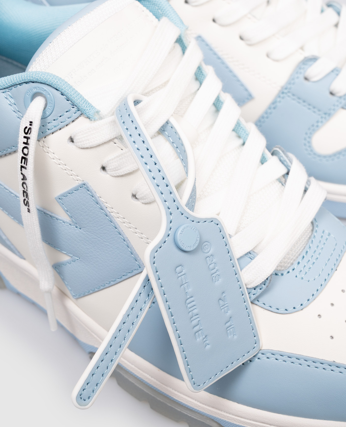 Out Of Office blue leather sneakers Off-White, Light blue
Out Of Office blue leather sneakers Off-White, Light blue
