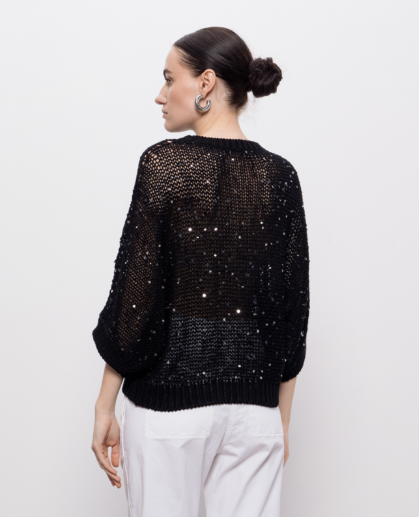 Black sequined jumper Peserico
Black sequined jumper Peserico