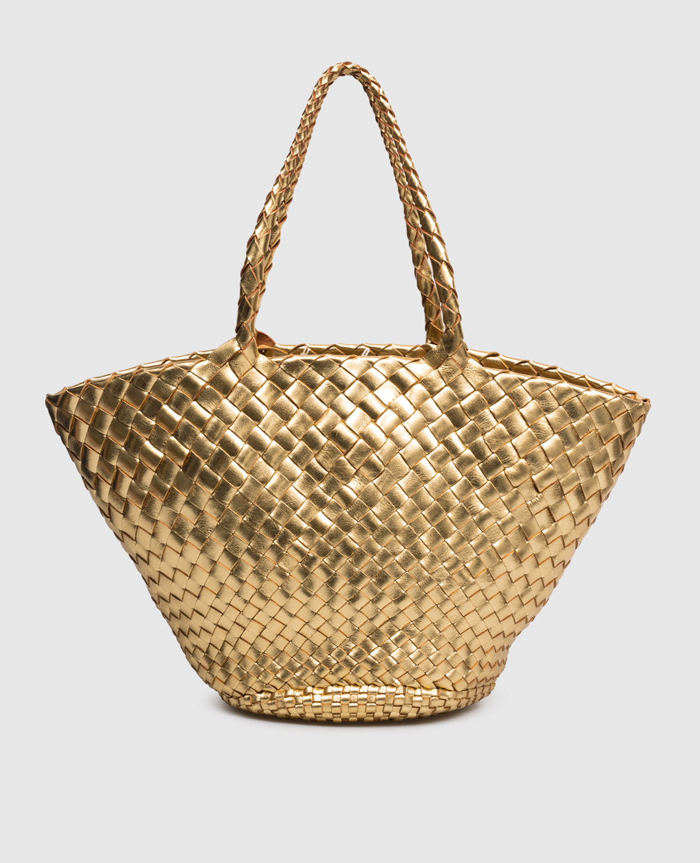 Egola gold woven leather tote bag Dragon, Golden
Egola gold woven leather tote bag Dragon, Golden