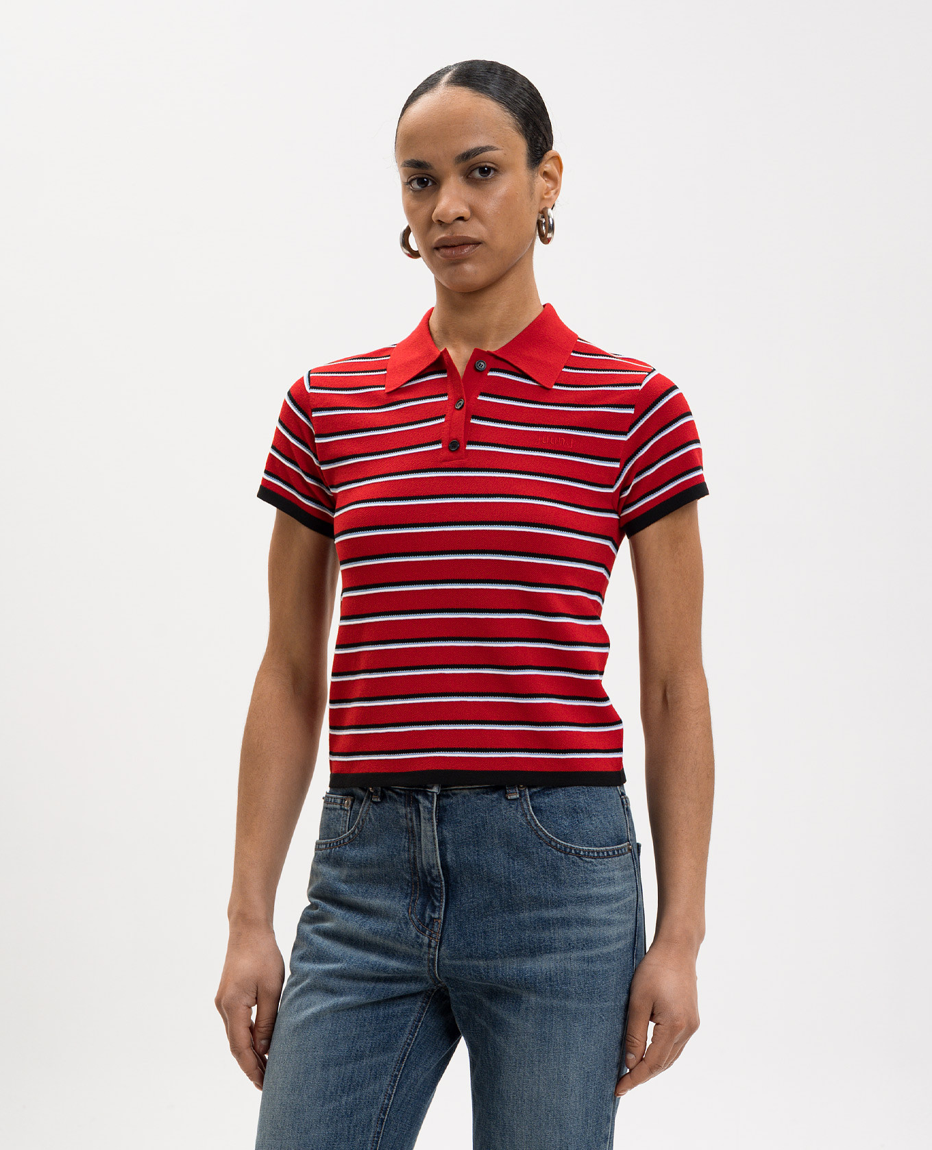 Red striped polo shirt Juun.j
Red striped polo shirt Juun.j
