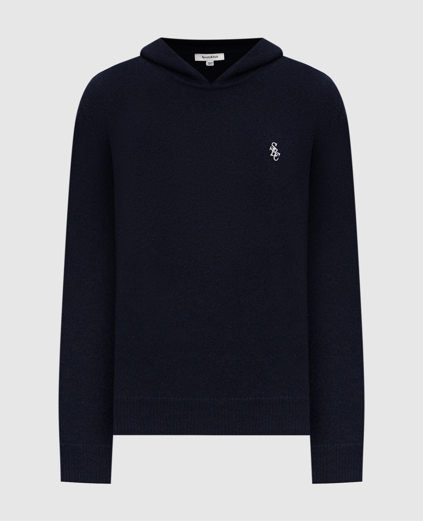 Blue SRC cashmere and wool hoodie Sporty & Rich
Blue SRC cashmere and wool hoodie Sporty & Rich