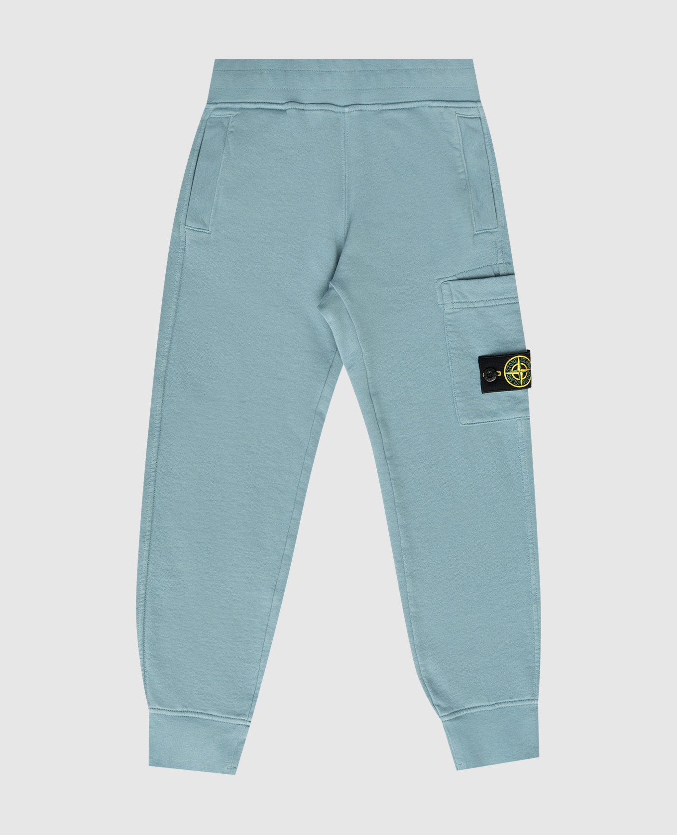 Children's blue sweatpants with logo Stone Island, Light blue
Children's blue sweatpants with logo Stone Island, Light blue