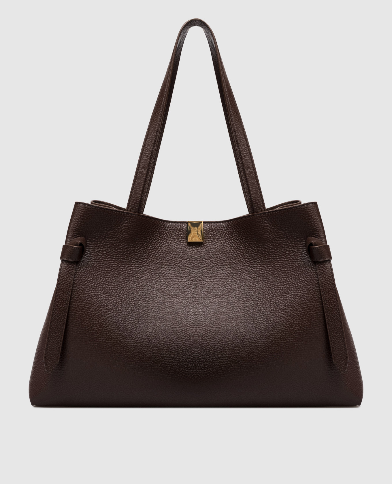 Brown leather tote bag GYOZA YUZEFI
Brown leather tote bag GYOZA YUZEFI