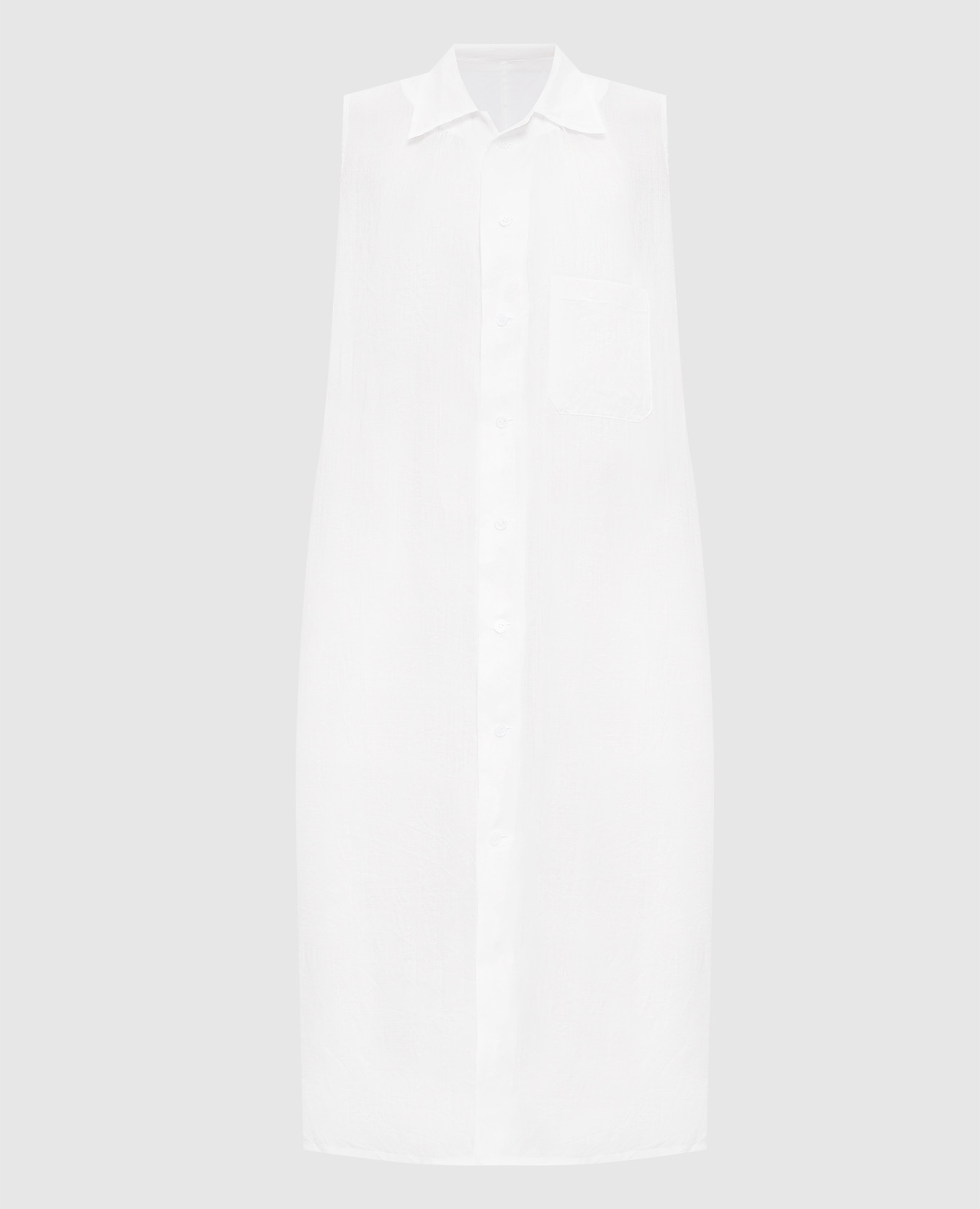 White linen shirt dress Y`S Yamamoto
White linen shirt dress Y`S Yamamoto