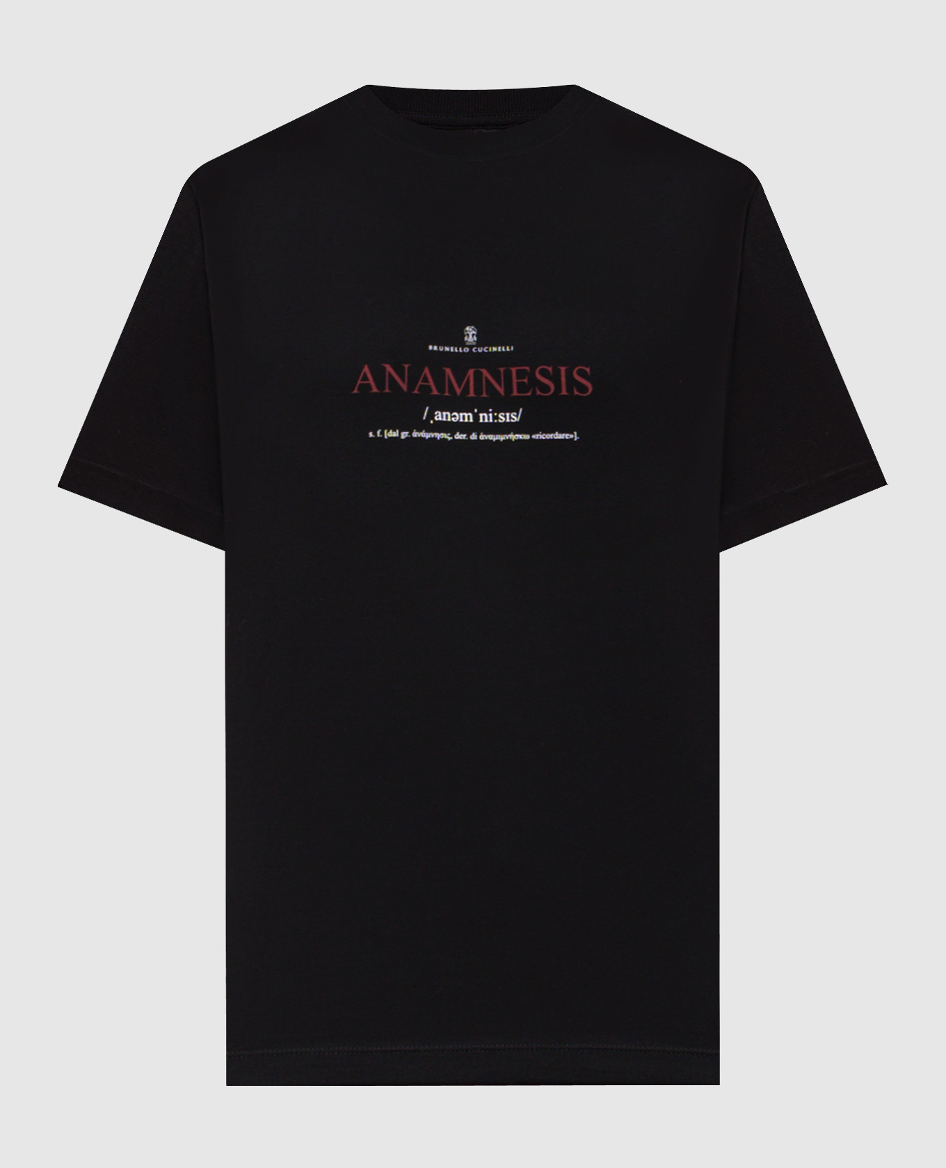 Black T-shirt with print Brunello Cucinelli
Black T-shirt with print Brunello Cucinelli