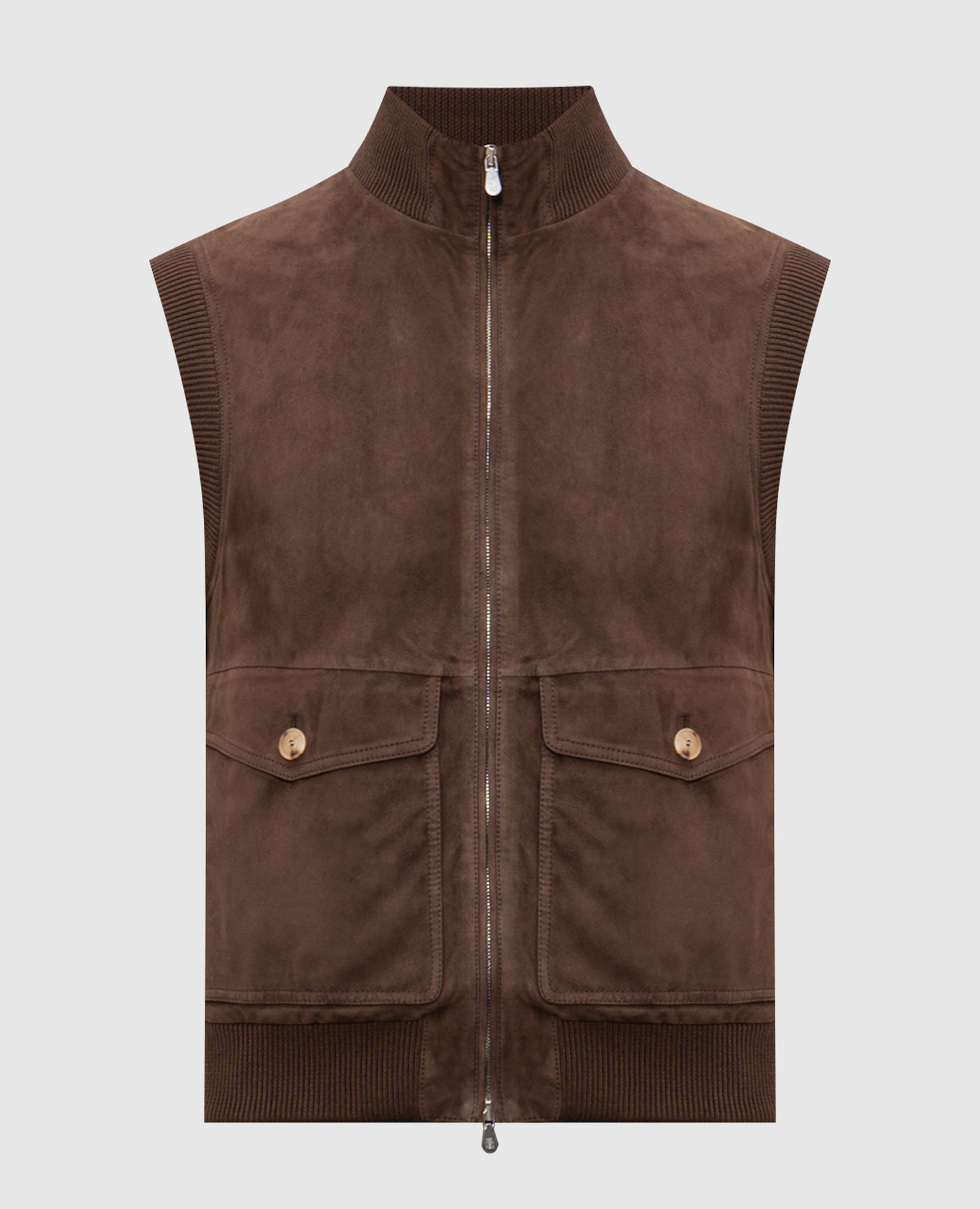 Brown suede vest Brunello Cucinelli
Brown suede vest Brunello Cucinelli