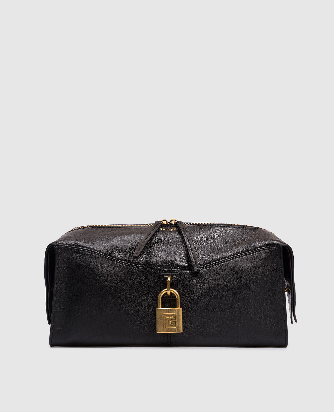 Black leather bag with lock Balmain
Black leather bag with lock Balmain