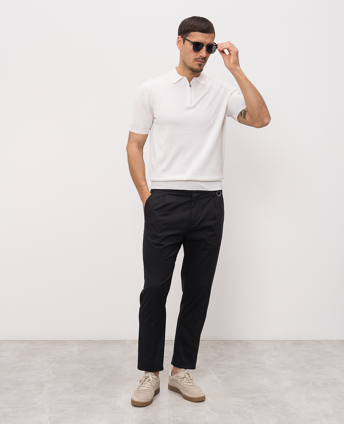 Ivory silk polo Cashmere&Whiskey, Beige
Ivory silk polo Cashmere&Whiskey, Beige
