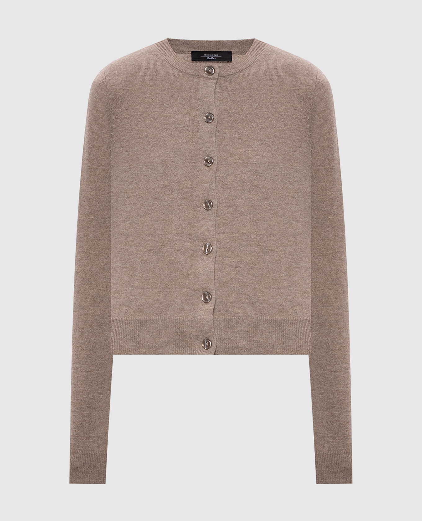 Brown WKDNEBBIA wool and cashmere cardigan Max Mara Weekend
Brown WKDNEBBIA wool and cashmere cardigan Max Mara Weekend